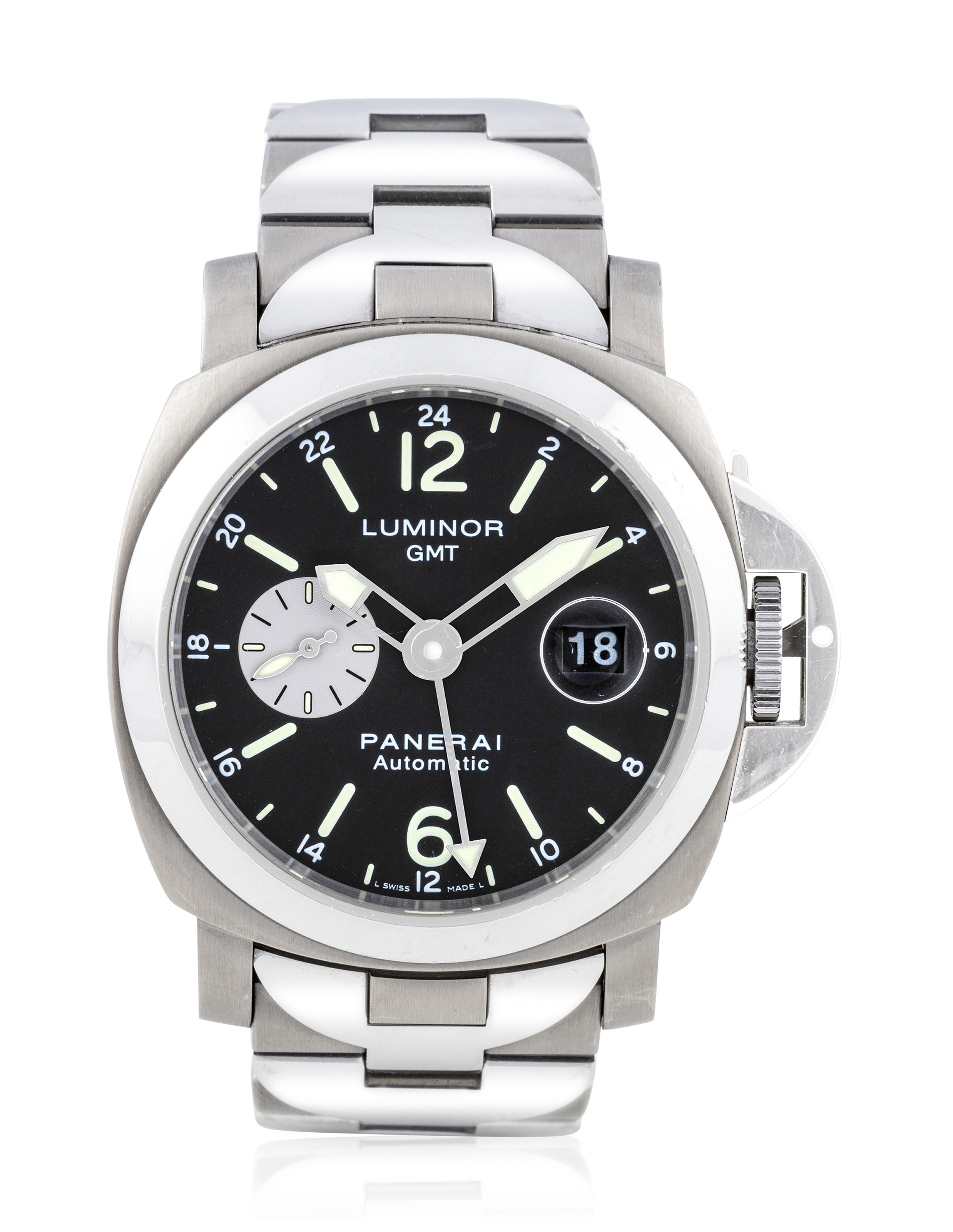 PANERAI TITANIUM LUMINOR GMT PAM 00161 Christie s