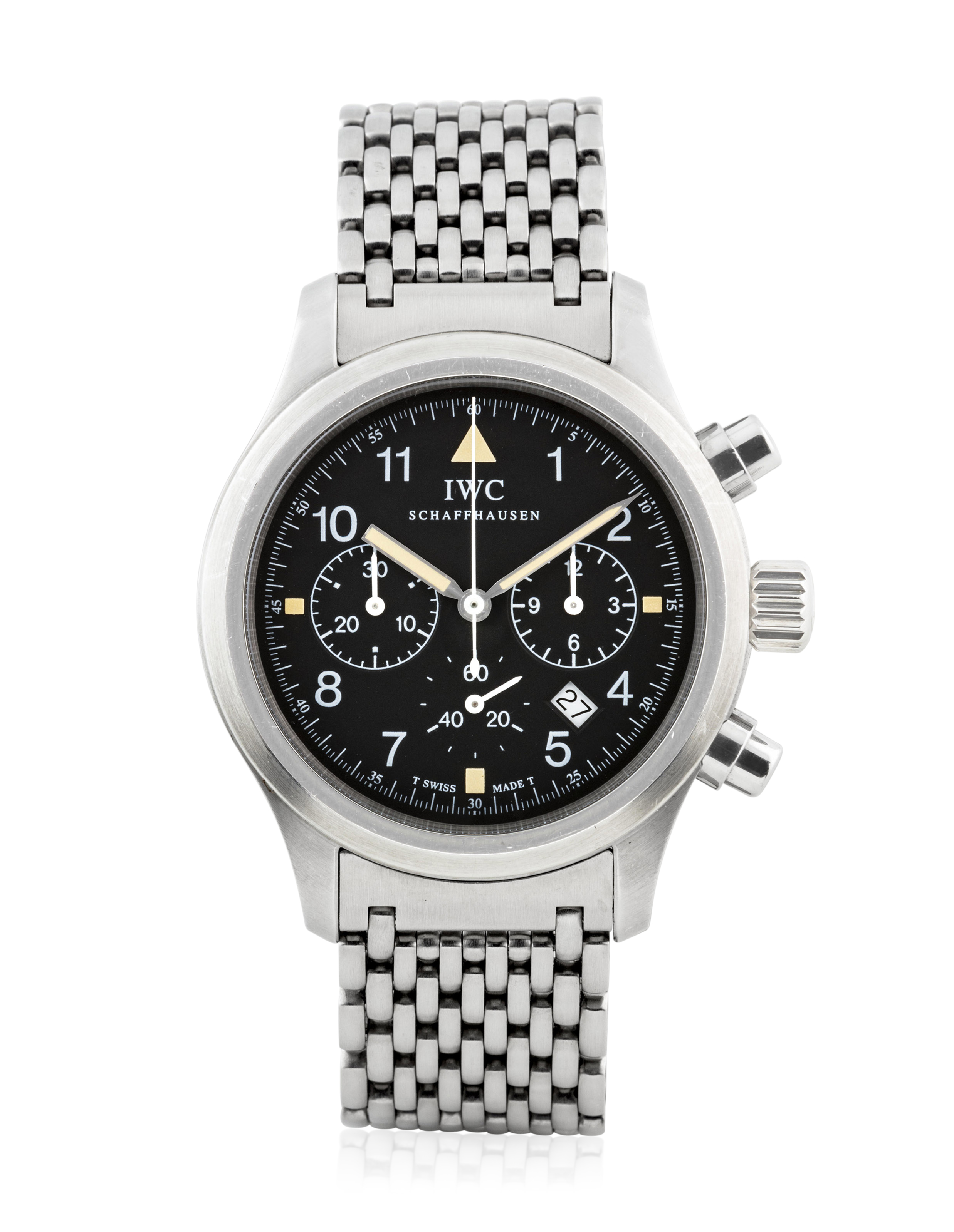 IWC, PILOT'S CHRONOGRAPH 'MECHAQUARTZ', IW3740-01, Christie's