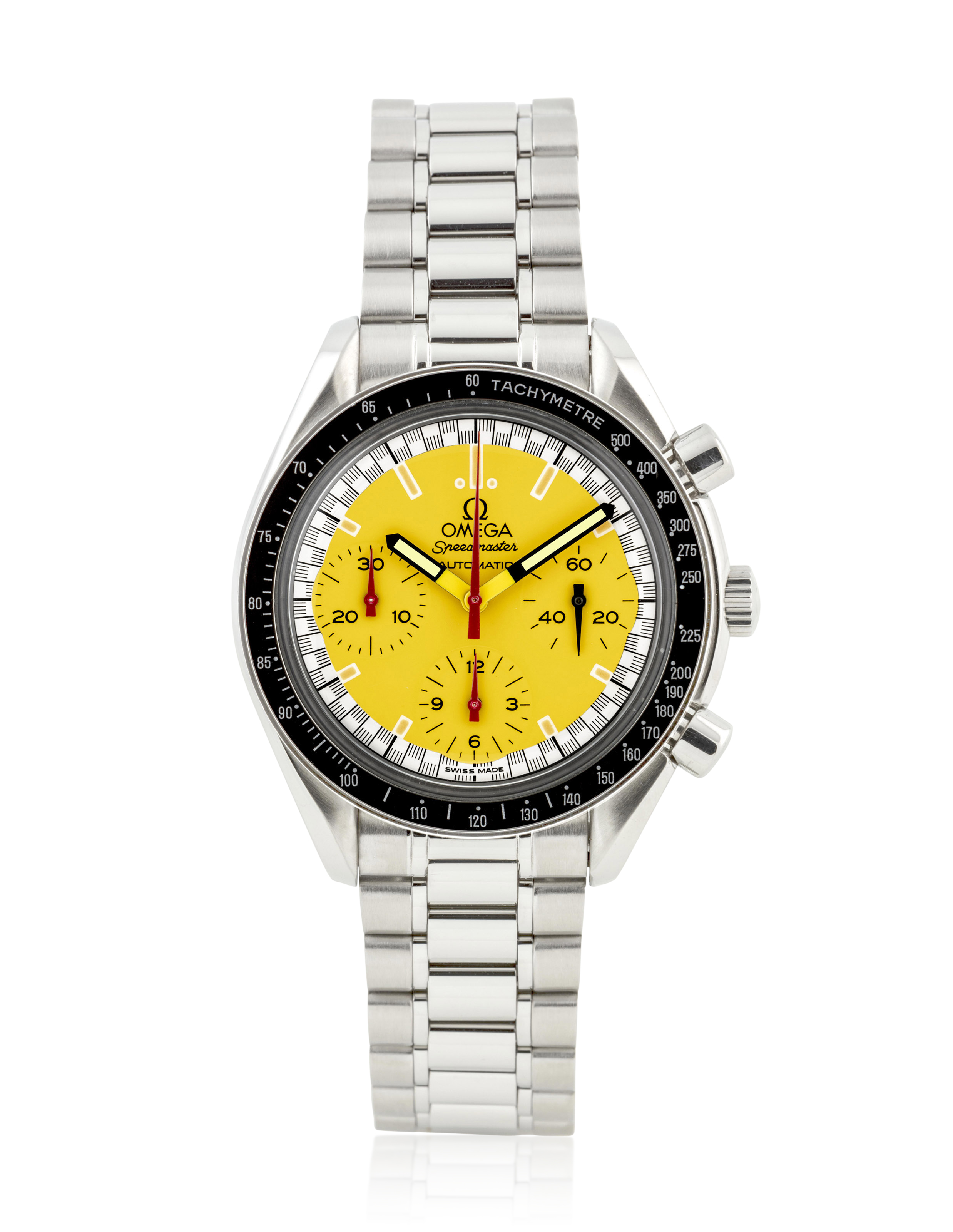 OMEGA, SPEEDMASTER AUTOMATIC LIMITED EDITION 'MICHAEL SCHUMACHER