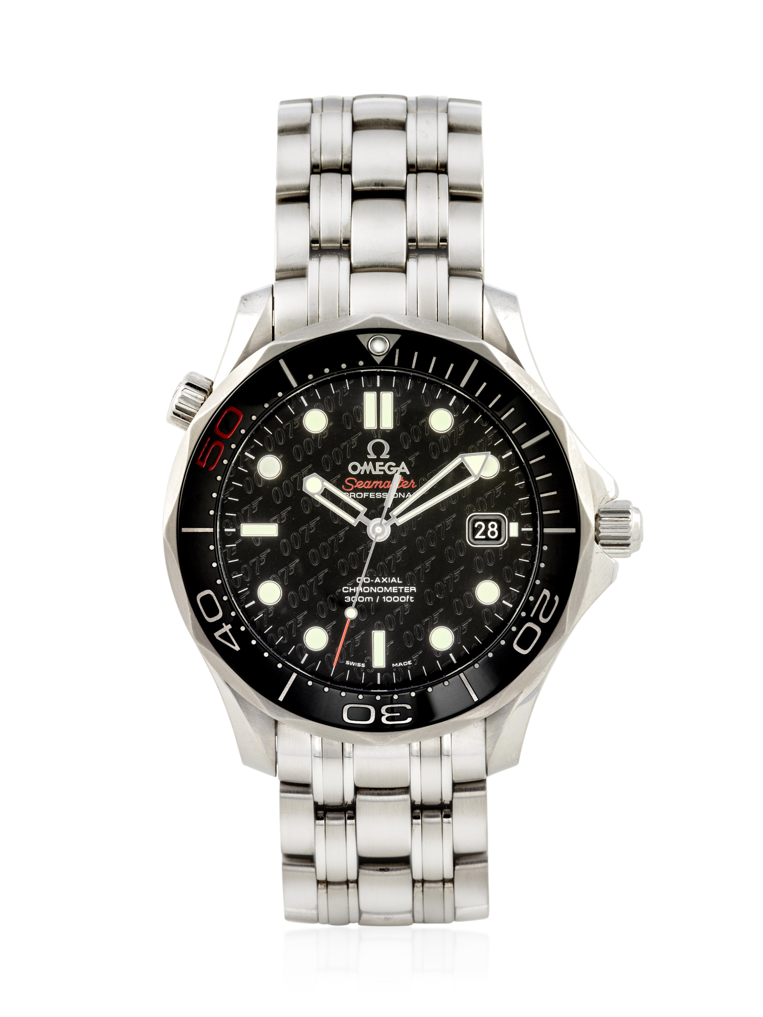 OMEGA, JAMES BOND 50TH ANNIVERSARY EDITION SEAMASTER 300 ...