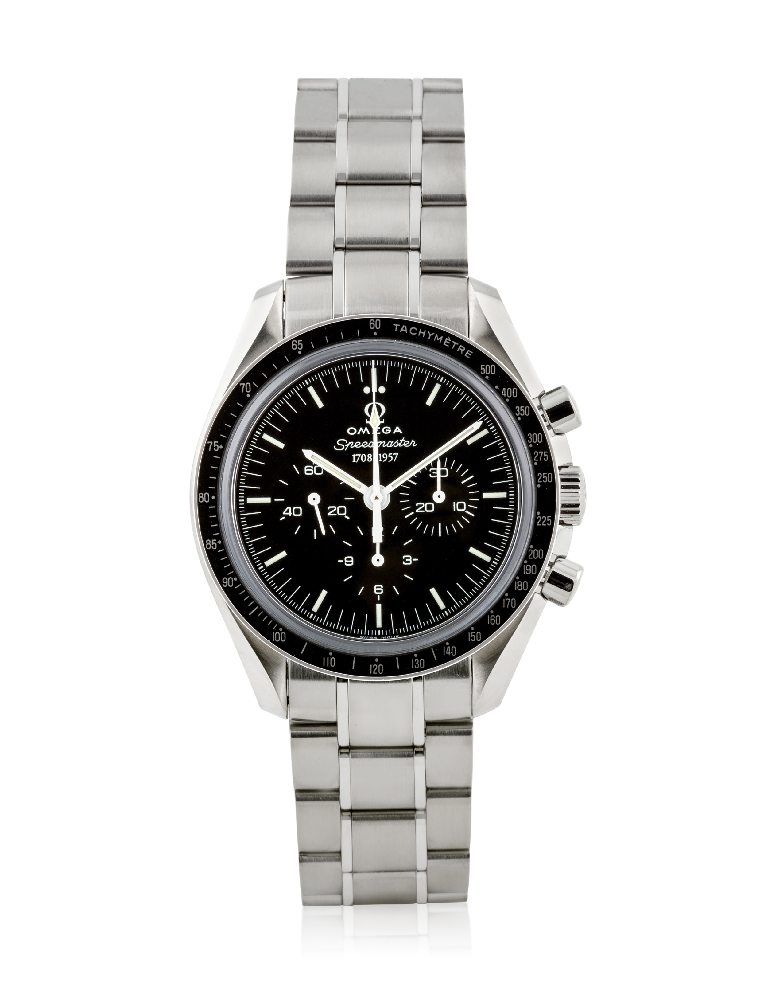 OMEGA SPEEDMASTER 50TH ANNIVERSARY LIMITED EDITION NOS SEALED 1708 1957 REF. 311.33.42.50.01.001 Christie s