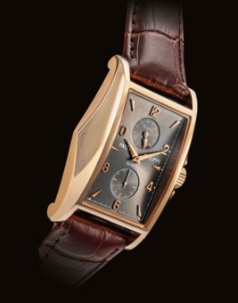 Patek Philippe A Fine And Rare 18k Pink Gold Limited Edition Rectangular Wristwatch With 10 Day Power Reserve Made To Commemorate The Millennium