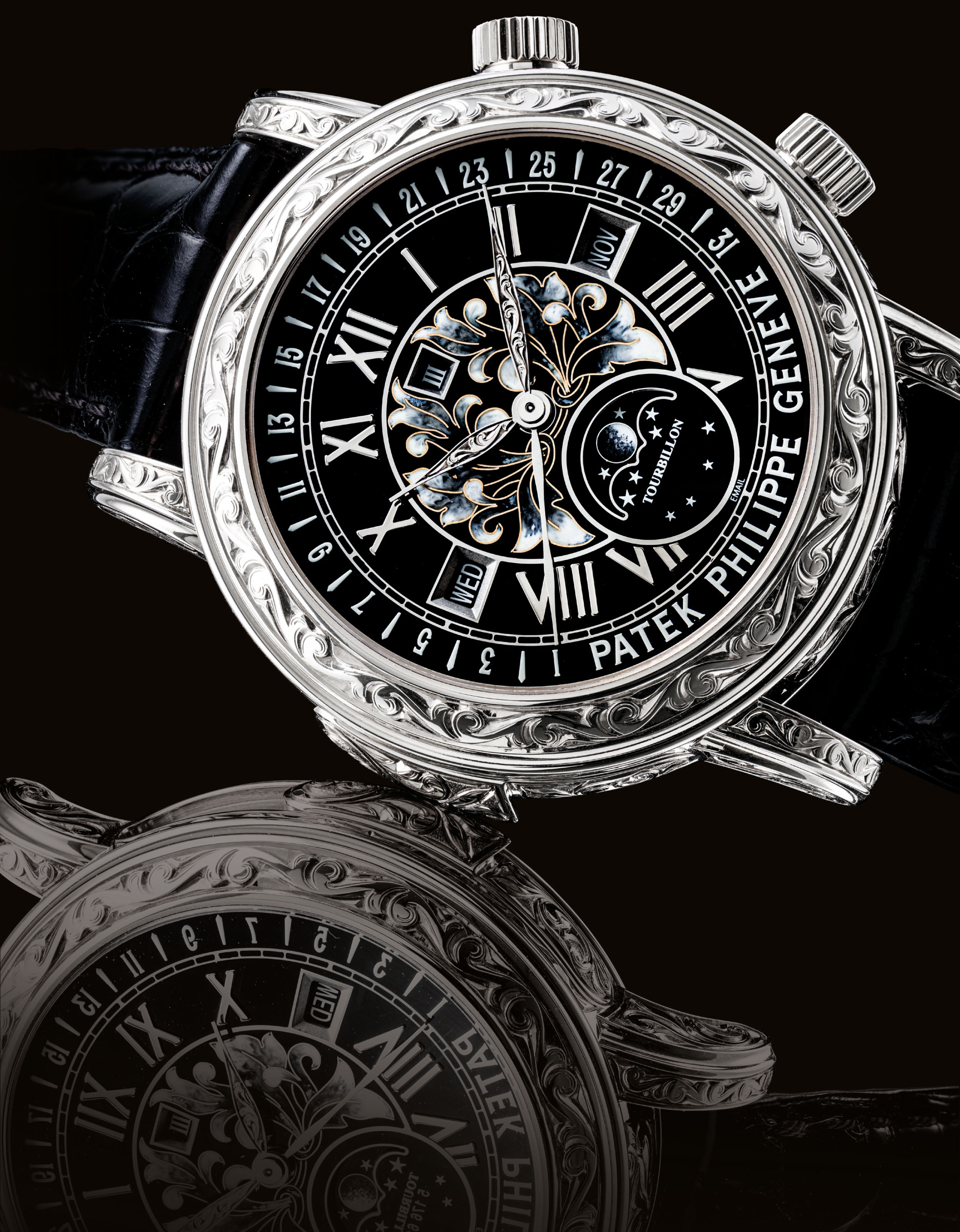 PATEK PHILIPPE. A MAGNIFICENT HIGHLY IMPORTANT AND EXTREMELY RARE