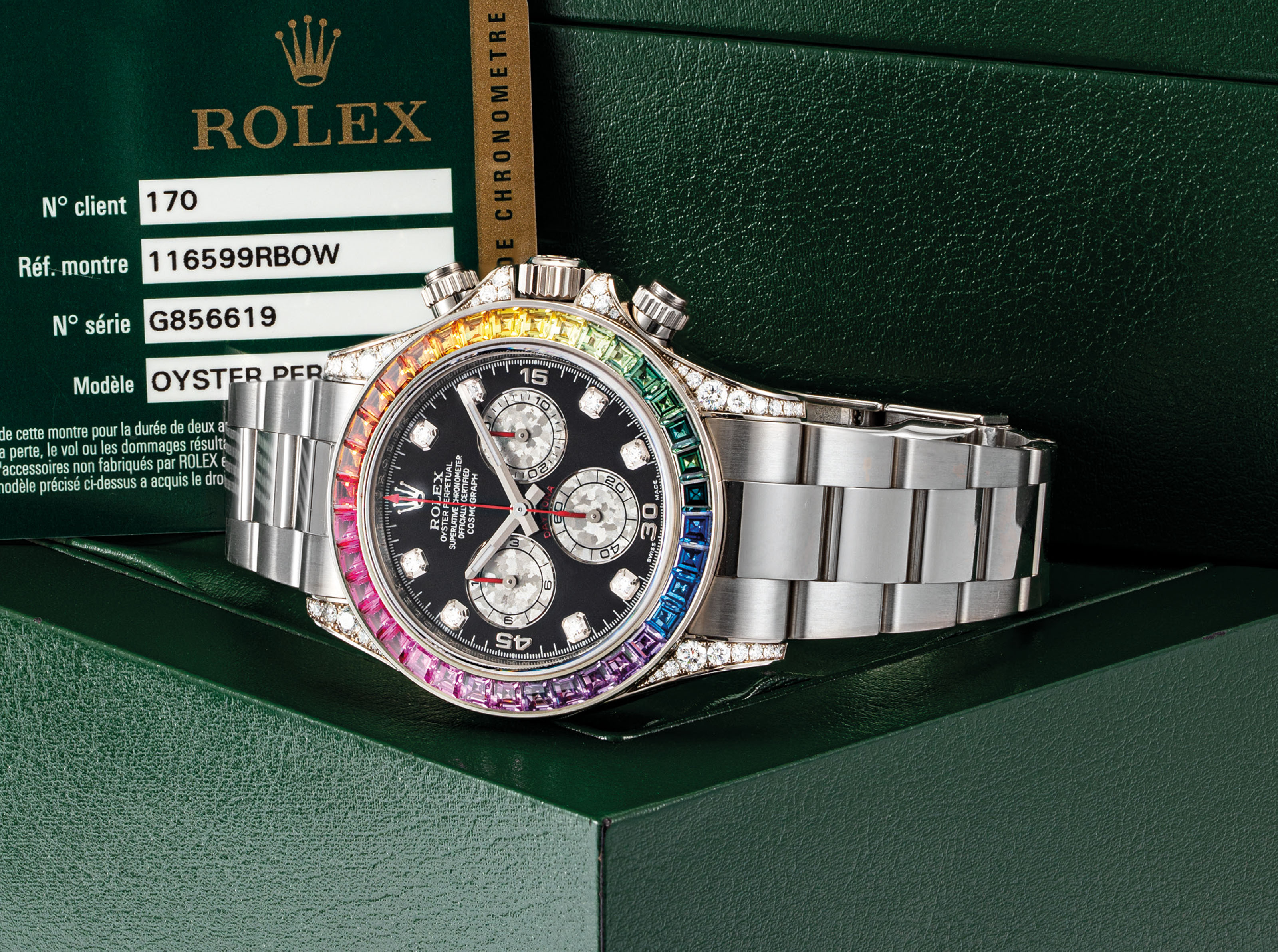 rolex rainbow gold
