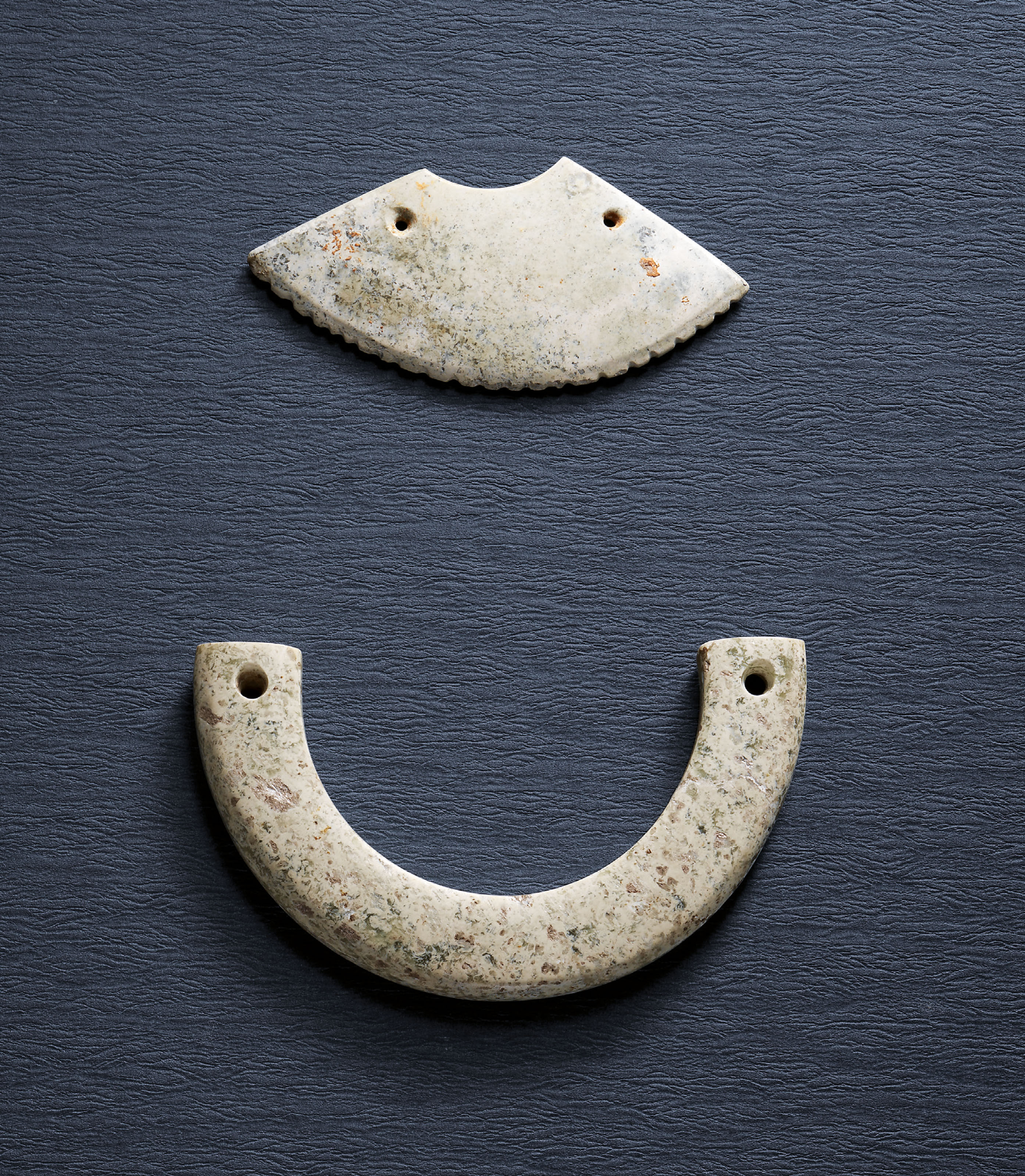 Two Jade Pendants Huang