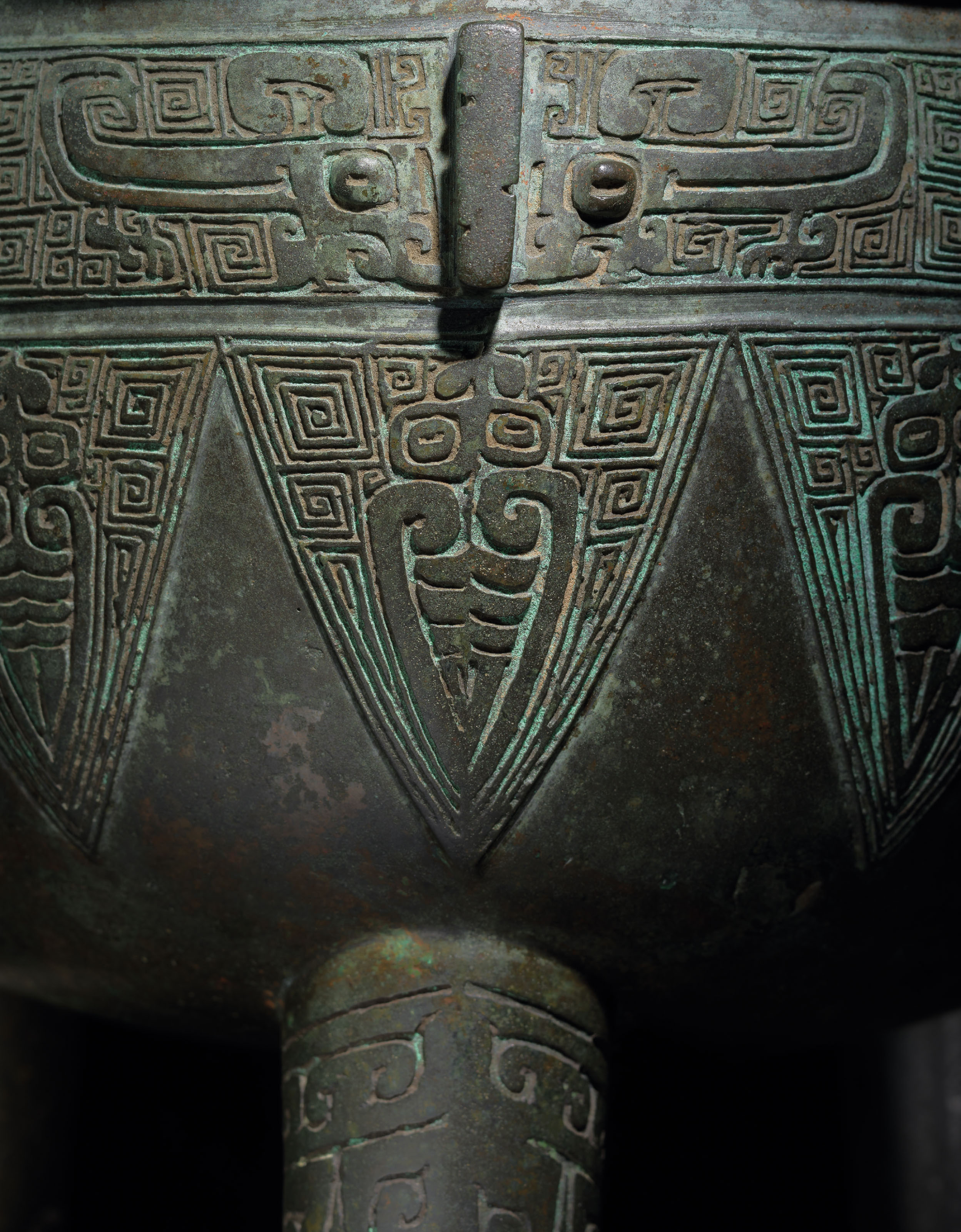晚商/西周早期青銅壴鼎, LATE SHANG/EARLY WESTERN ZHOU DYNASTY, 12TH