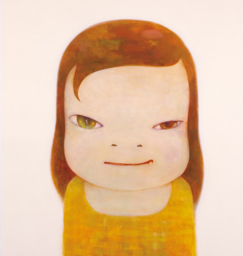 Yoshitomo Nara (b. 1959), Can’t Wait ’til the Night Comes, 2012. Acrylic on canvas. 76⅛ x 72⅛ in (193.2 x 183.2 cm). Sold for HK$92,875,000 on 23 November 2019 at Christie’s in Hong Kong. Artwork © Yoshitimo Nara