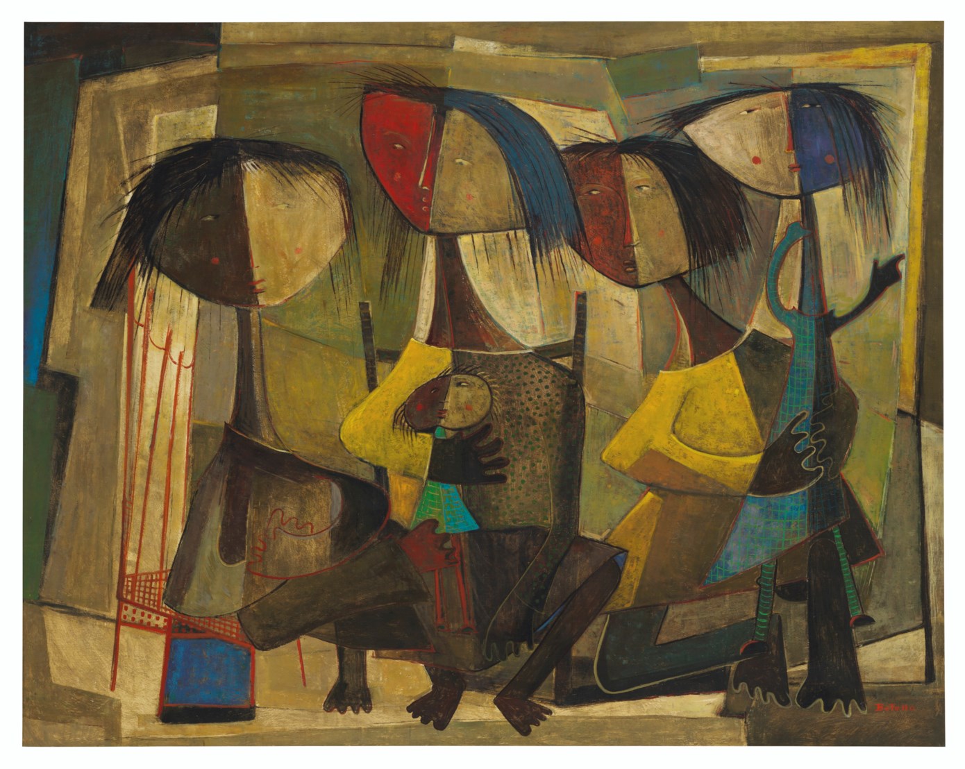 Angel Botello (19131986), Un grupo de niñas Christie's
