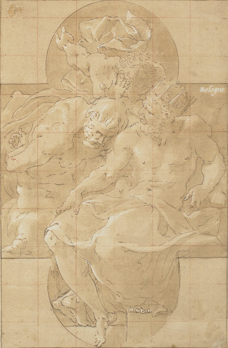 Francesco Primaticcio (1504-1570), Polymestor killing Polydorus (or King Priam and Sinon). 10 x 6½  in (25.3 x 16.4 cm). Sold for $187,500 on 31 January 2019 at Christie’s in New York