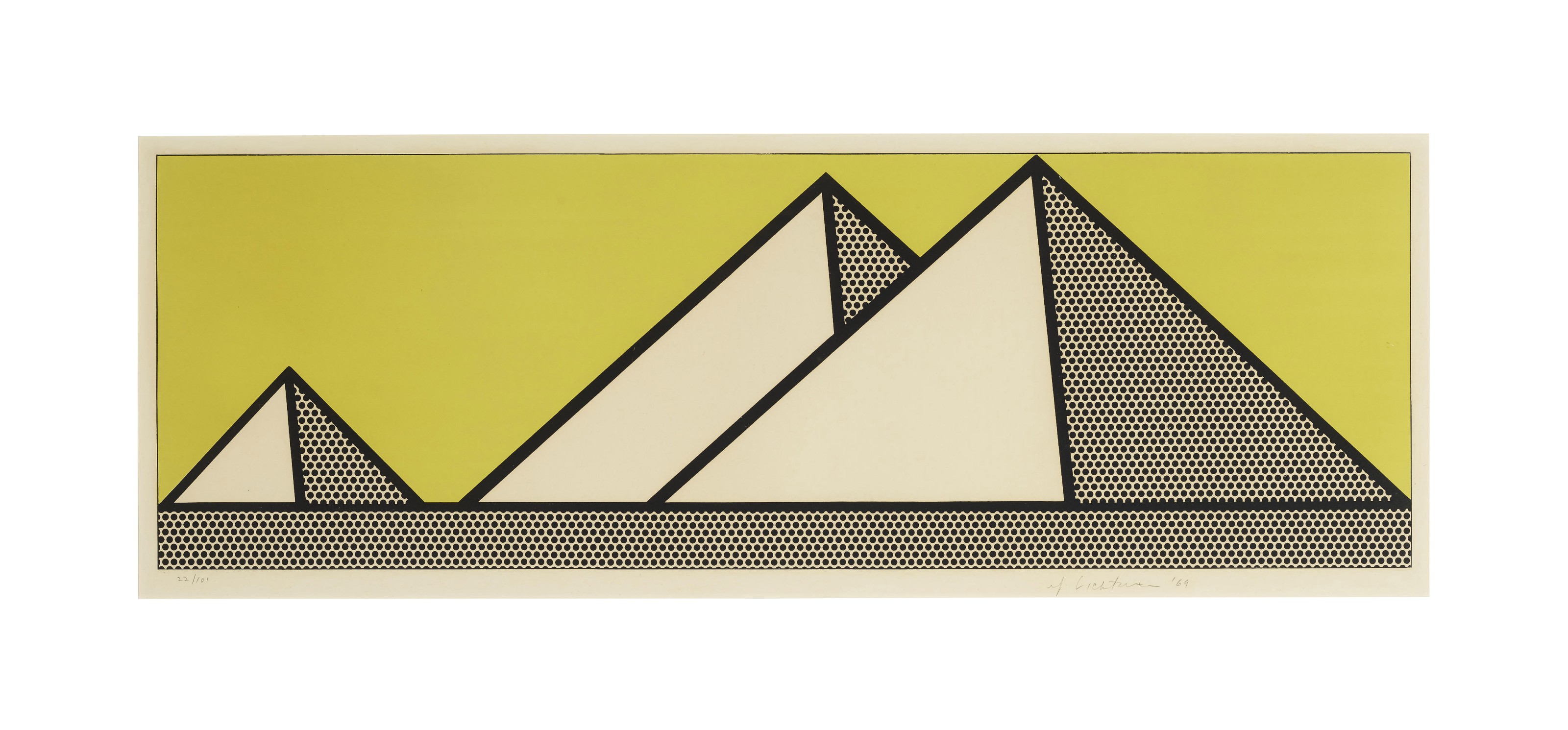 ROY LICHTENSTEIN (1923-1997), Pyramids | Christie’s