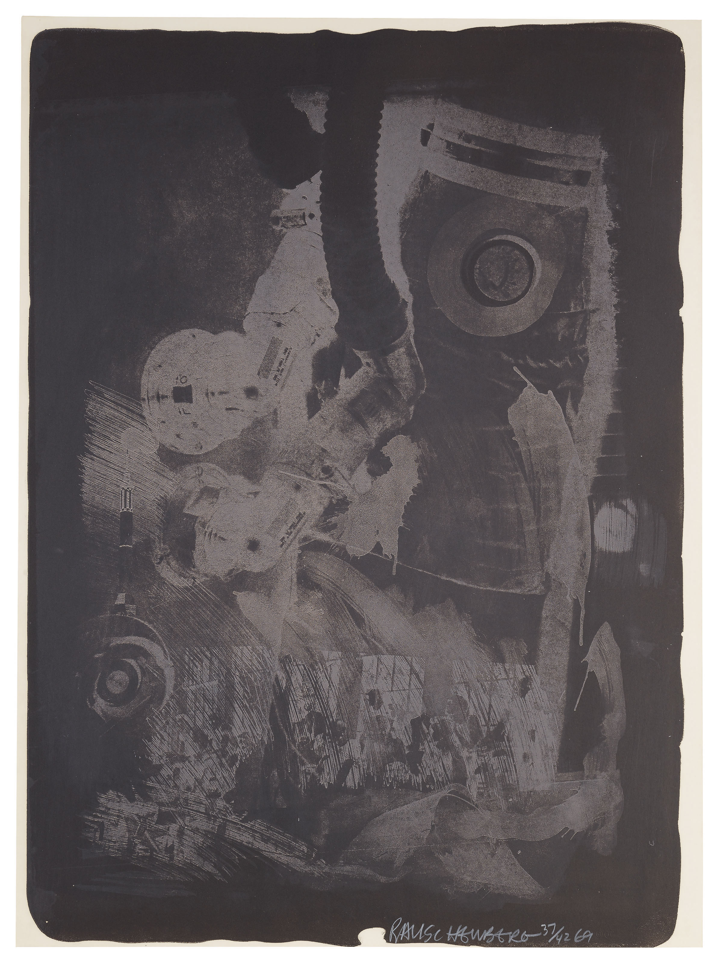 ROBERT RAUSCHENBERG (19252008) , Earth Crust, from Stoned
