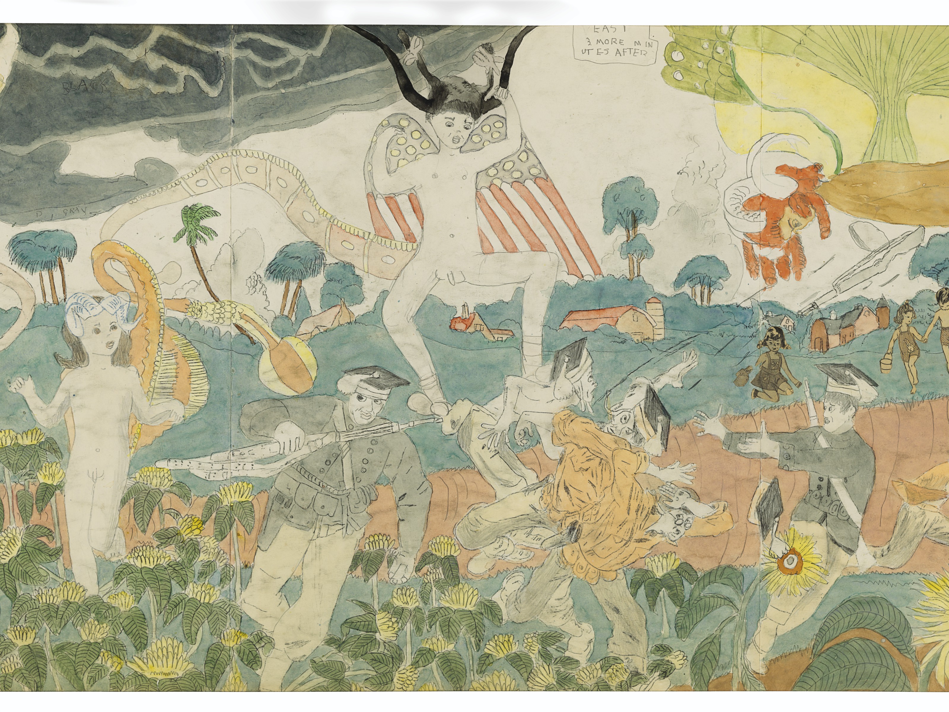 Henry Darger (18921973) , 148 At Jennie Richee During