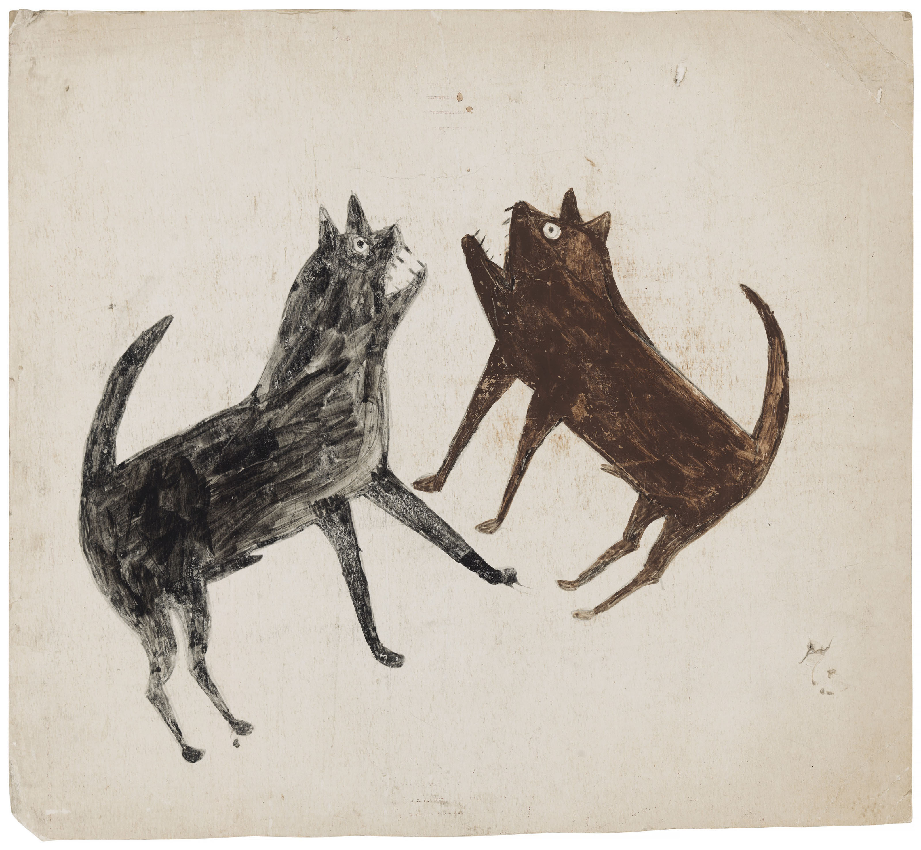 Bill Traylor Circa 1853 1949 Dog fighting was a popular blood sport which was been widely nowadays, dog fighting is illegal in most first world countries although that doesn't mean it doesn't take place illegally. bill traylor circa 1853 1949