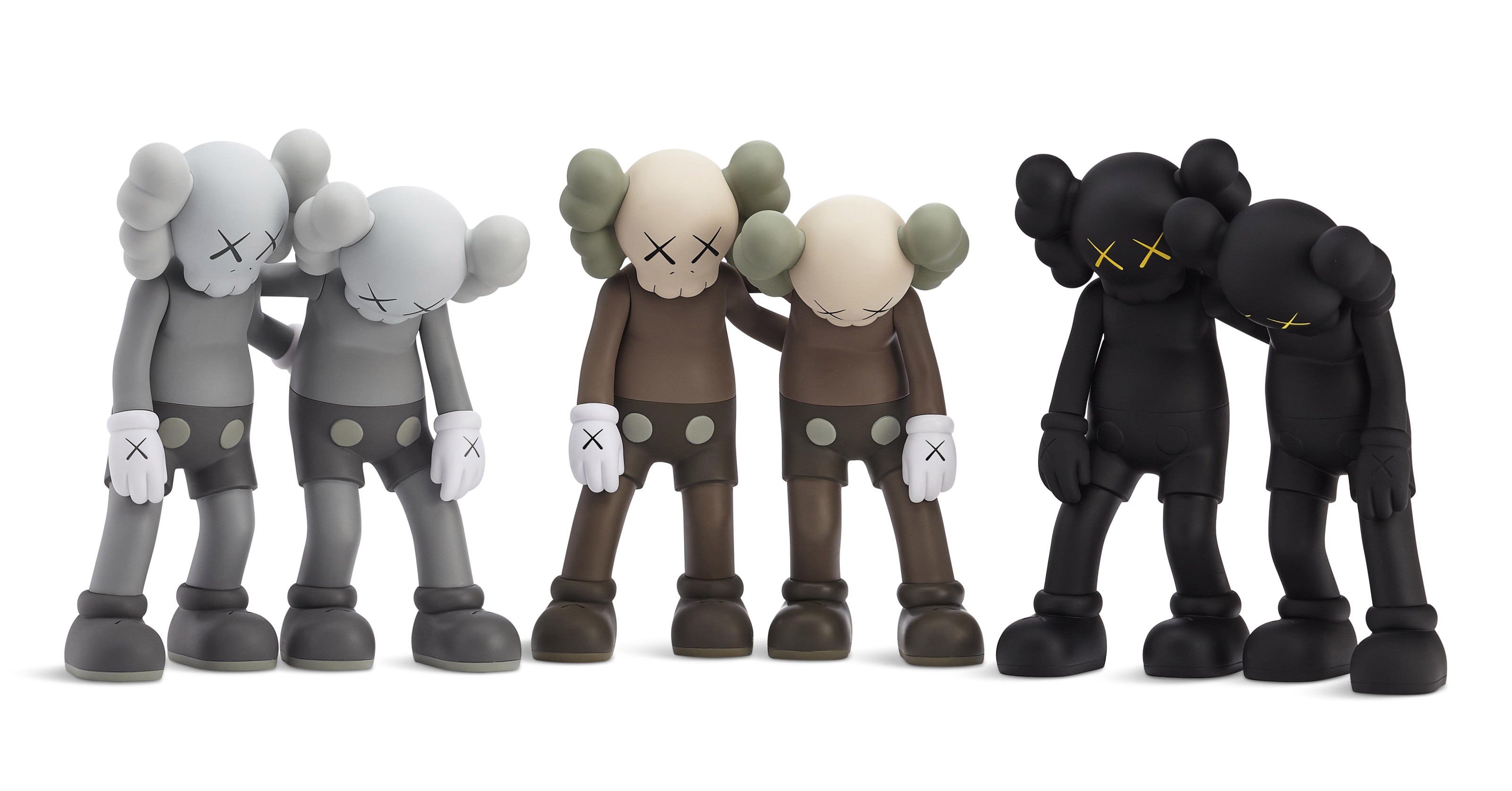 KAWS (B. 1974), ALONG THE WAY (Gray, Brown, & Black) | Christie's