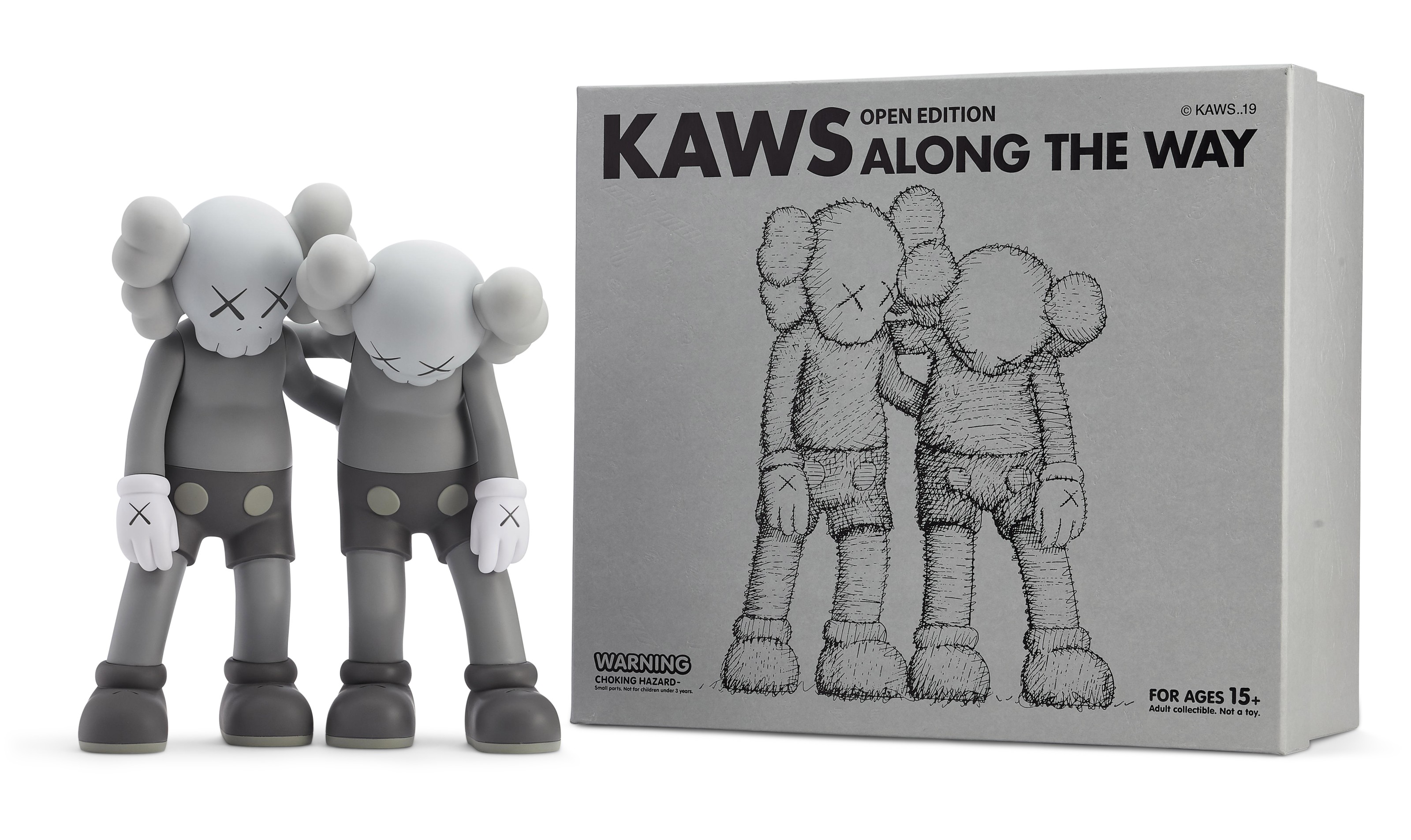KAWS (B. 1974), ALONG THE WAY (Gray, Brown, & Black) | Christie's