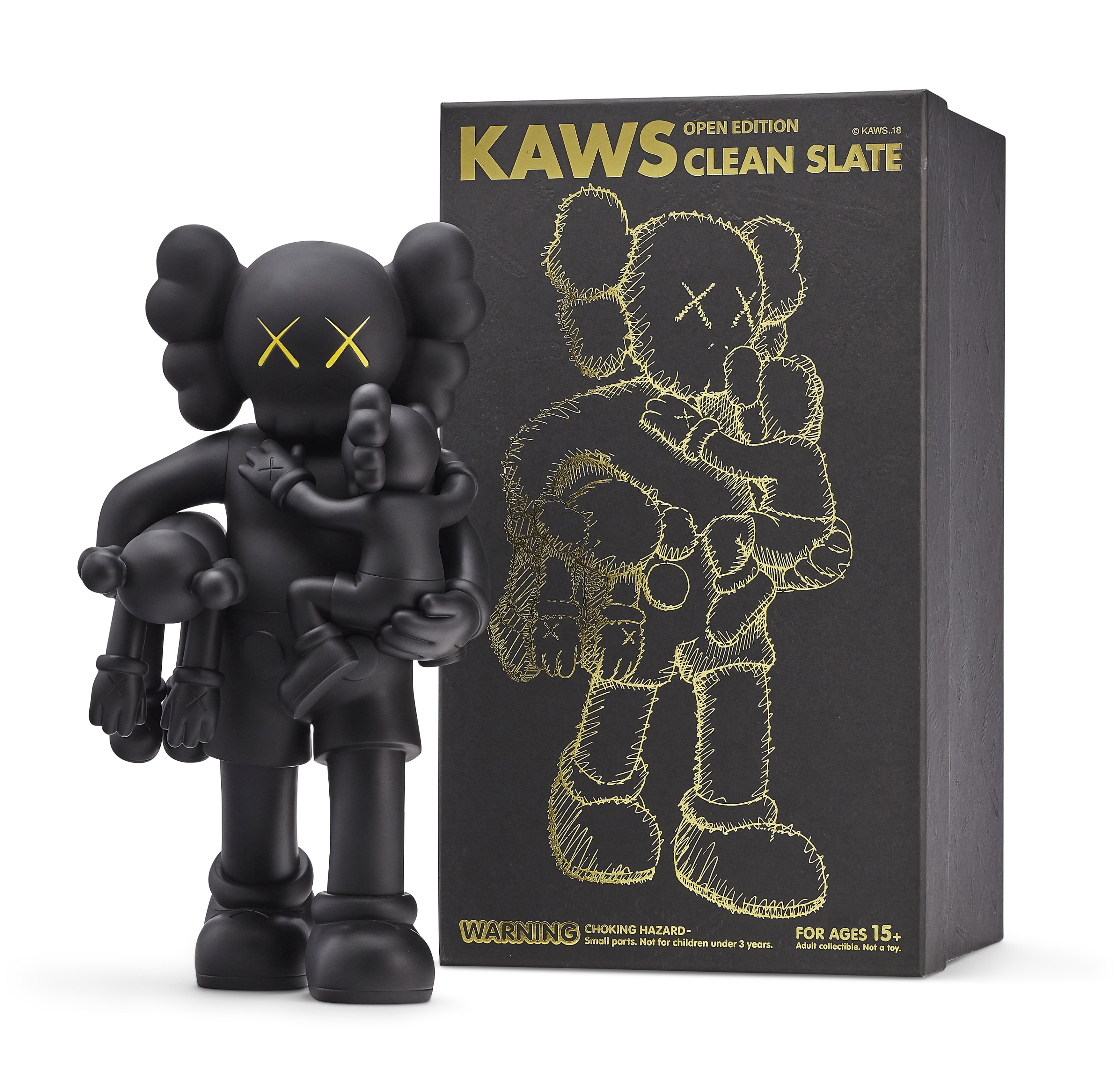 KAWS (B. 1974), CLEAN SLATE (Gray, Brown, & Black) | Christie's