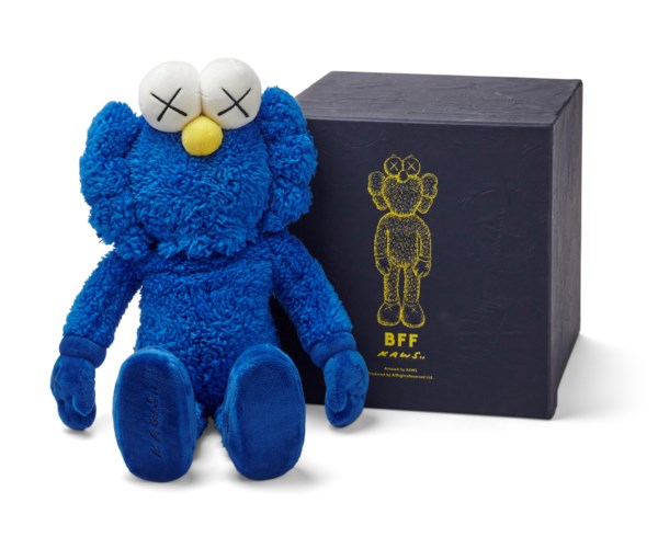kaws bff plush pink