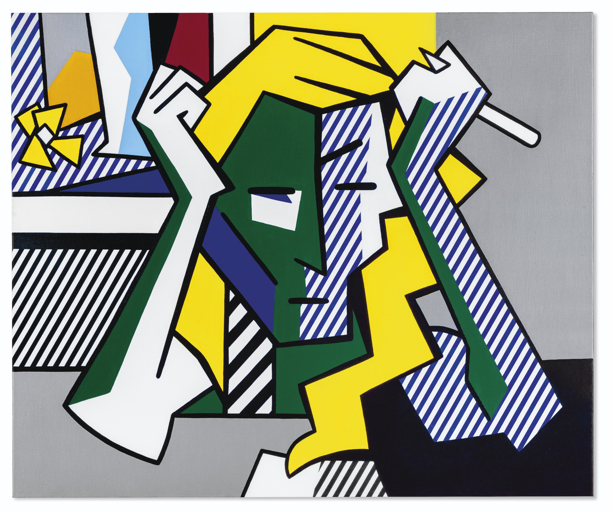 Keith Haring、Silence=Death、希少画集画、新品額装付 Keith Haring