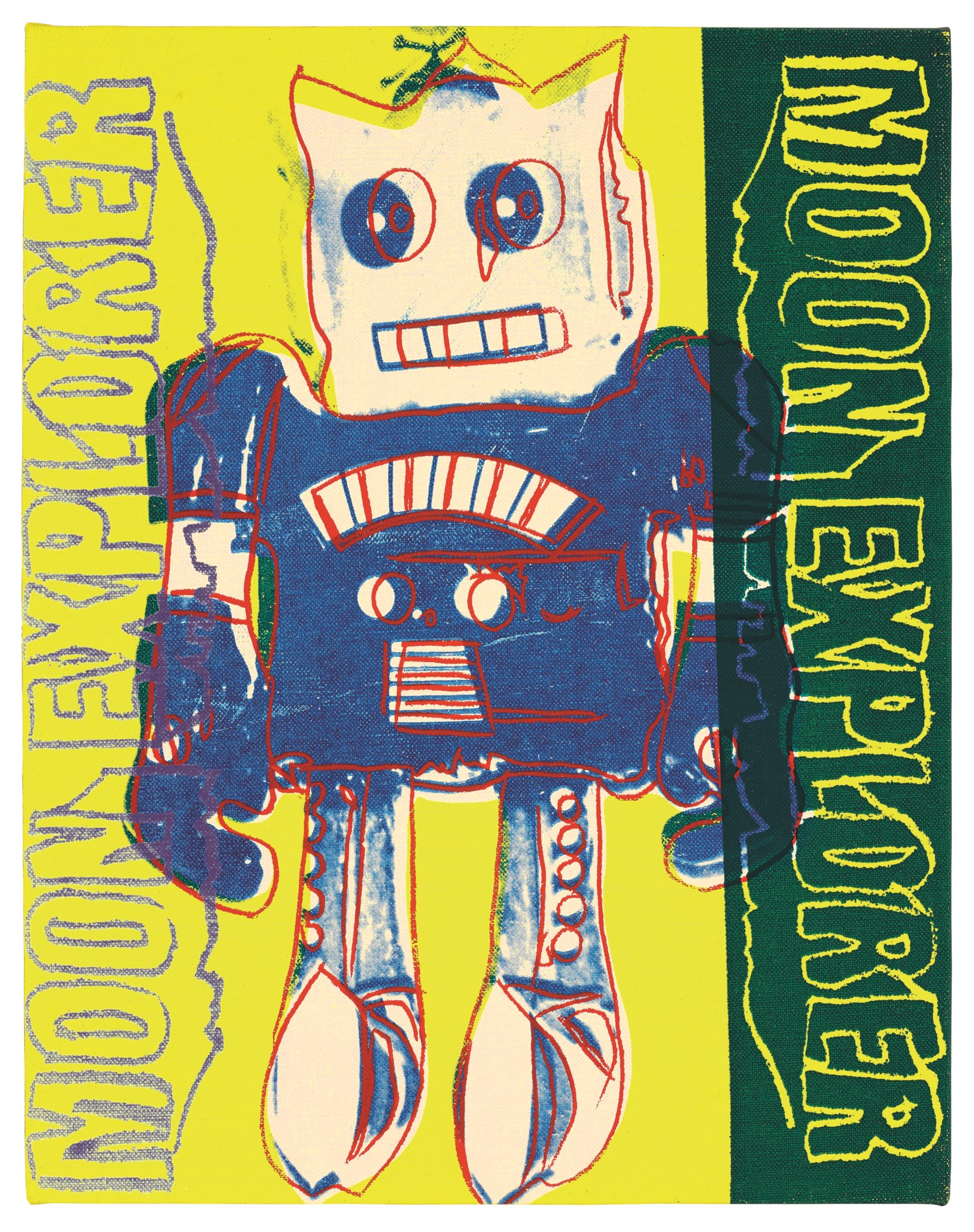 Andy Warhol (1928-1987), Toy Painting, Moon Explorer | Christie's