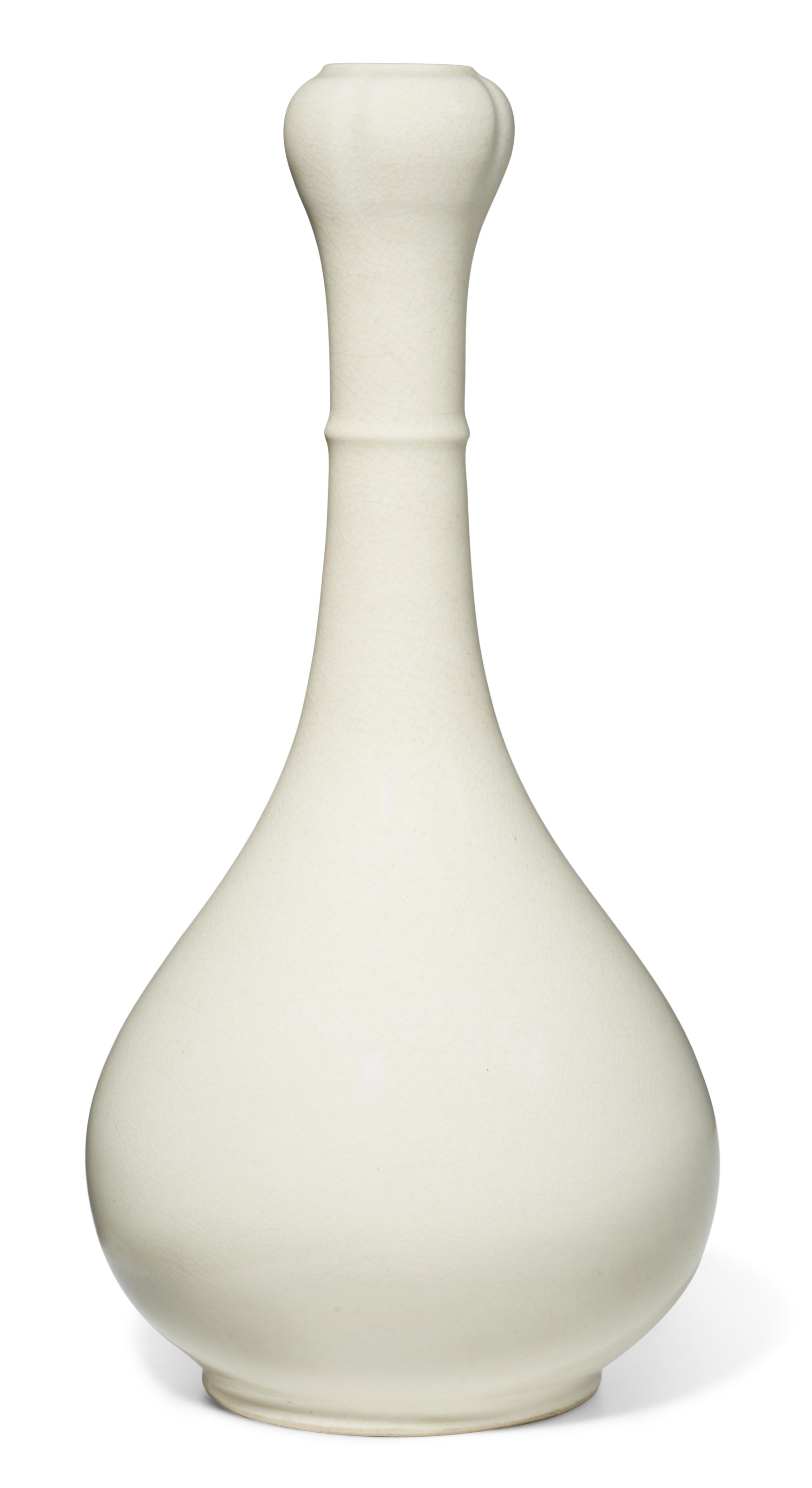 A CREAMYGLAZED 'GARLICHEAD' BOTTLE VASE, 18TH19TH CENTURY Christie’s