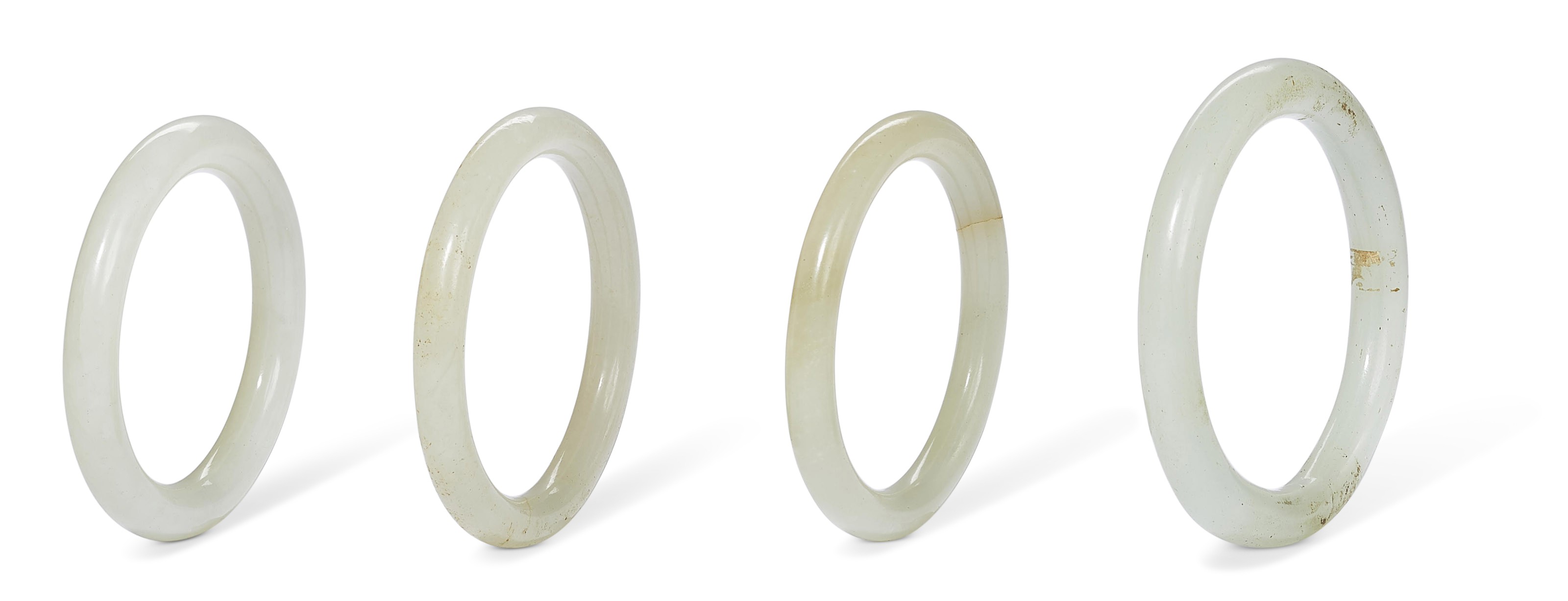 Jade bangle white sale