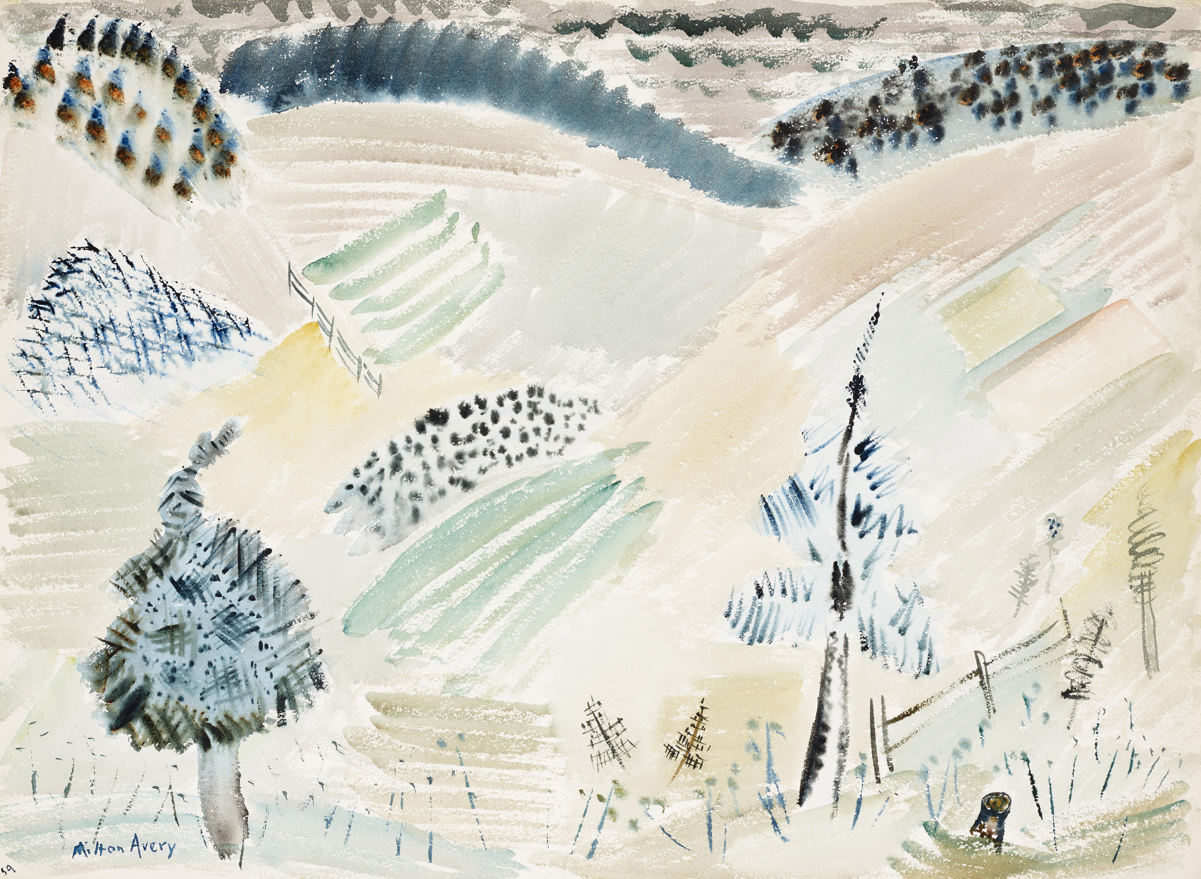 Milton Avery (1885-1965), Verdant Spring | Christie's