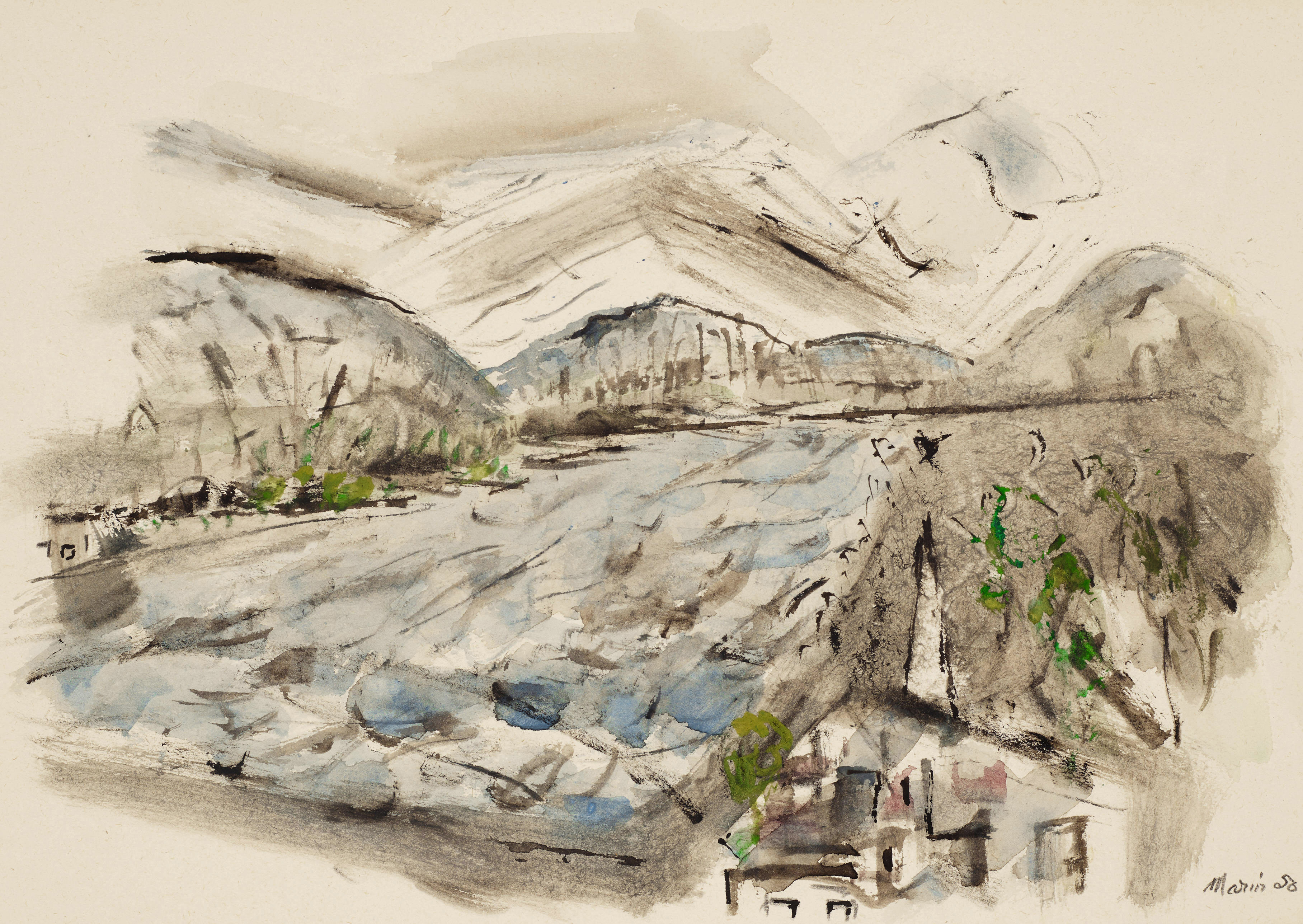 Catalog image of Delaware River Near Lambertville, New Jersey, No. 3