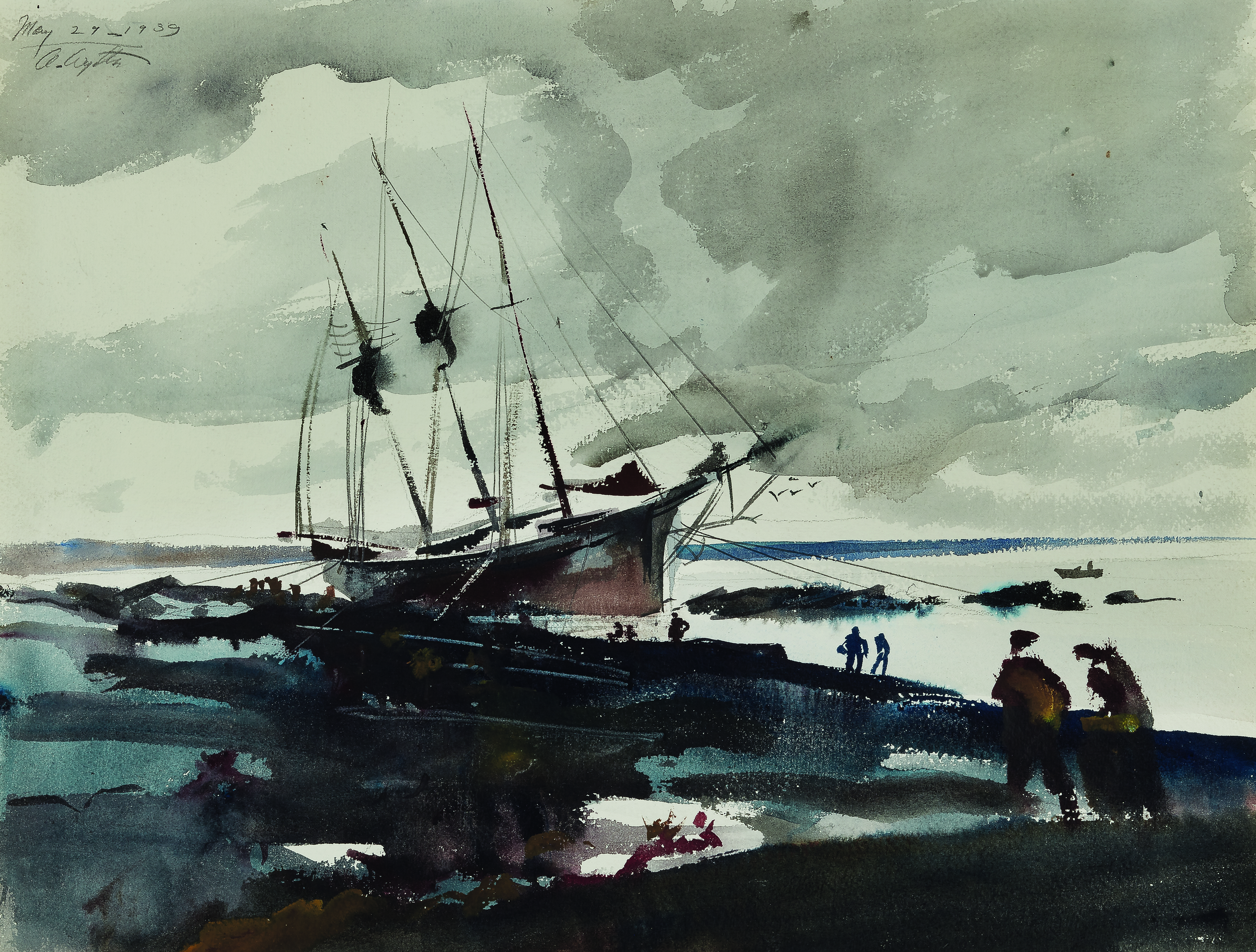 Catalog image of Three Master Aground