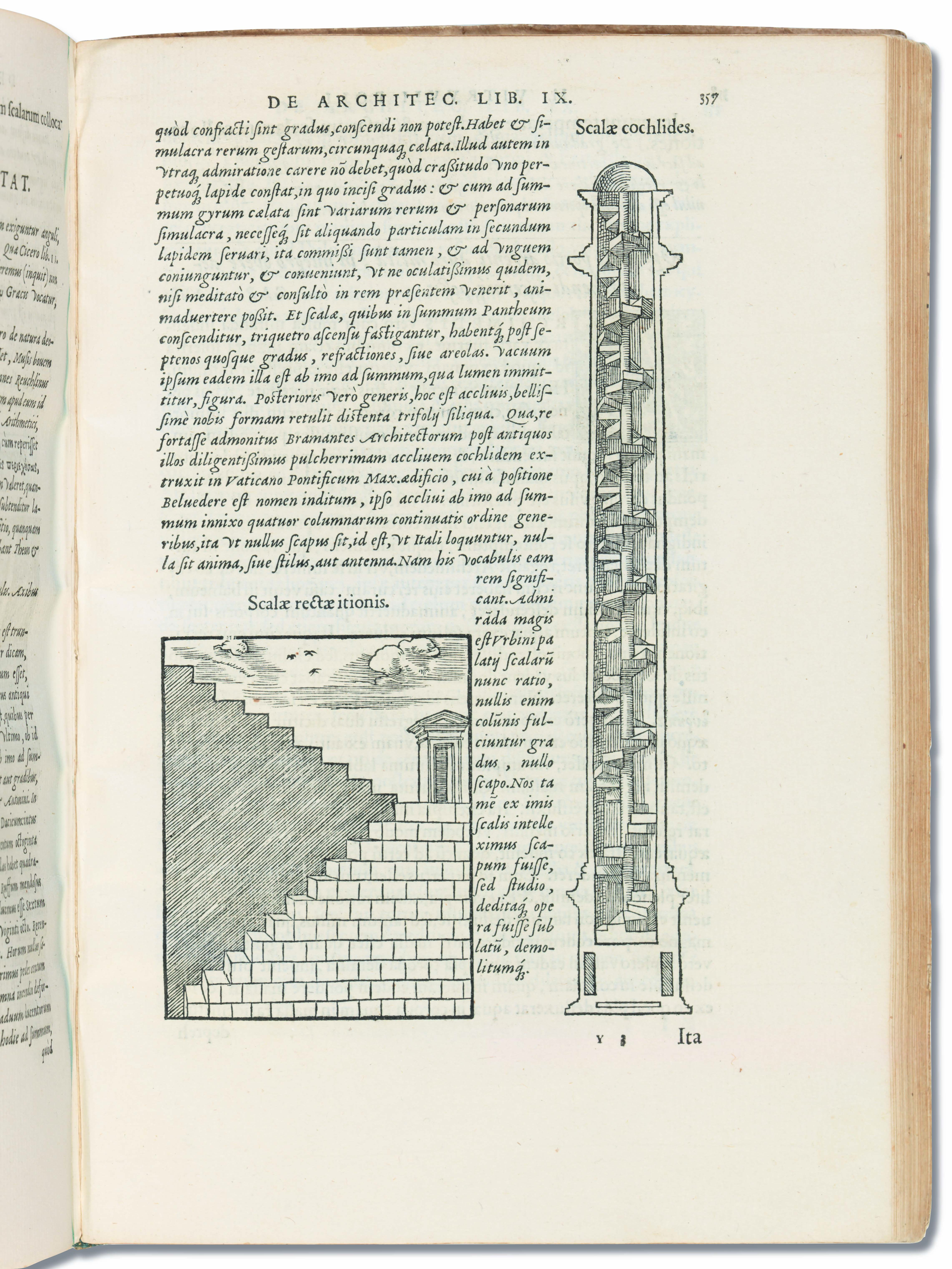 VITRUVIUS POLLIO, Marcus (1st century BCE). De architectura libri dece ...