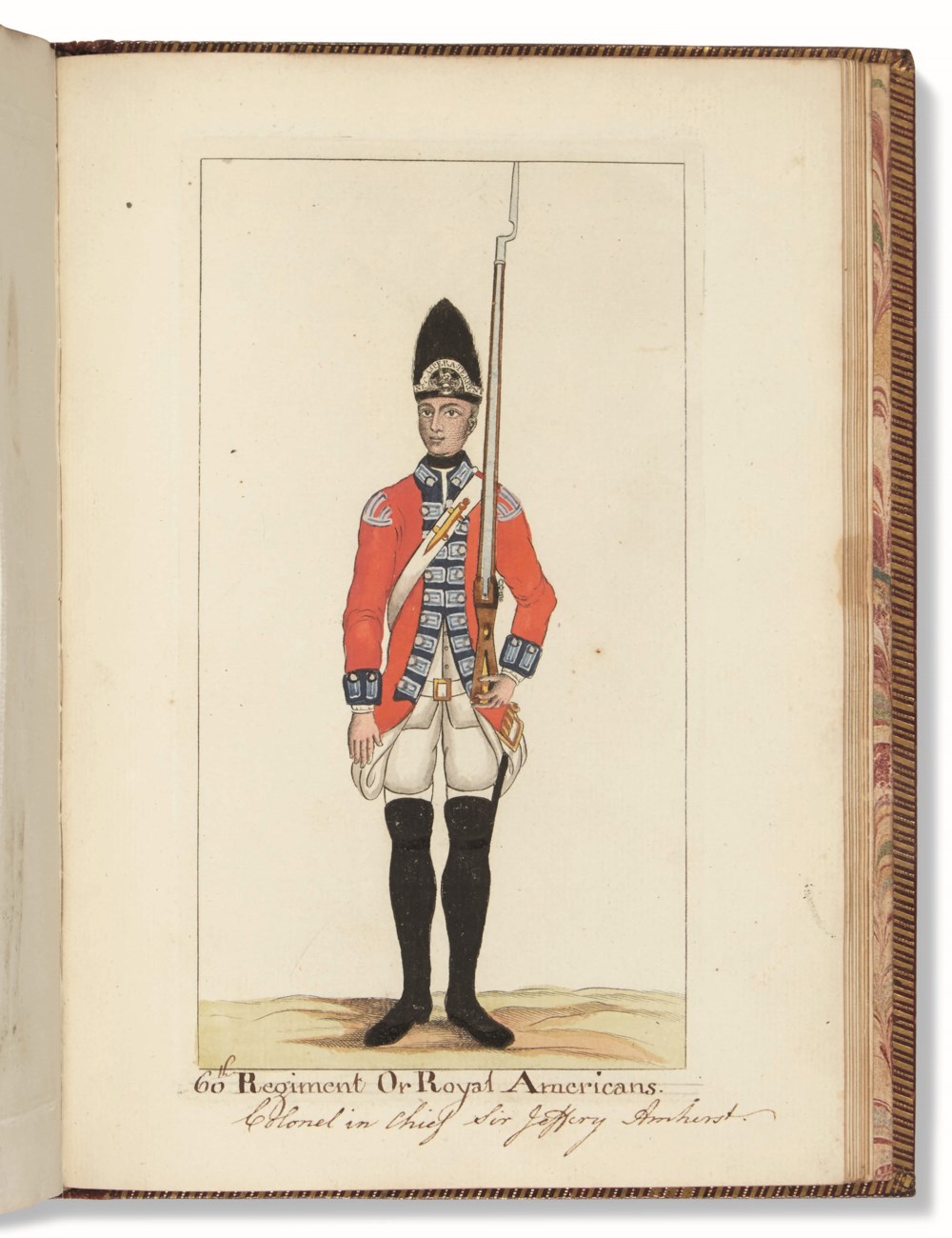 REVOLUTIONARY WAR The Uniform of the Several Regiments of Foot in his