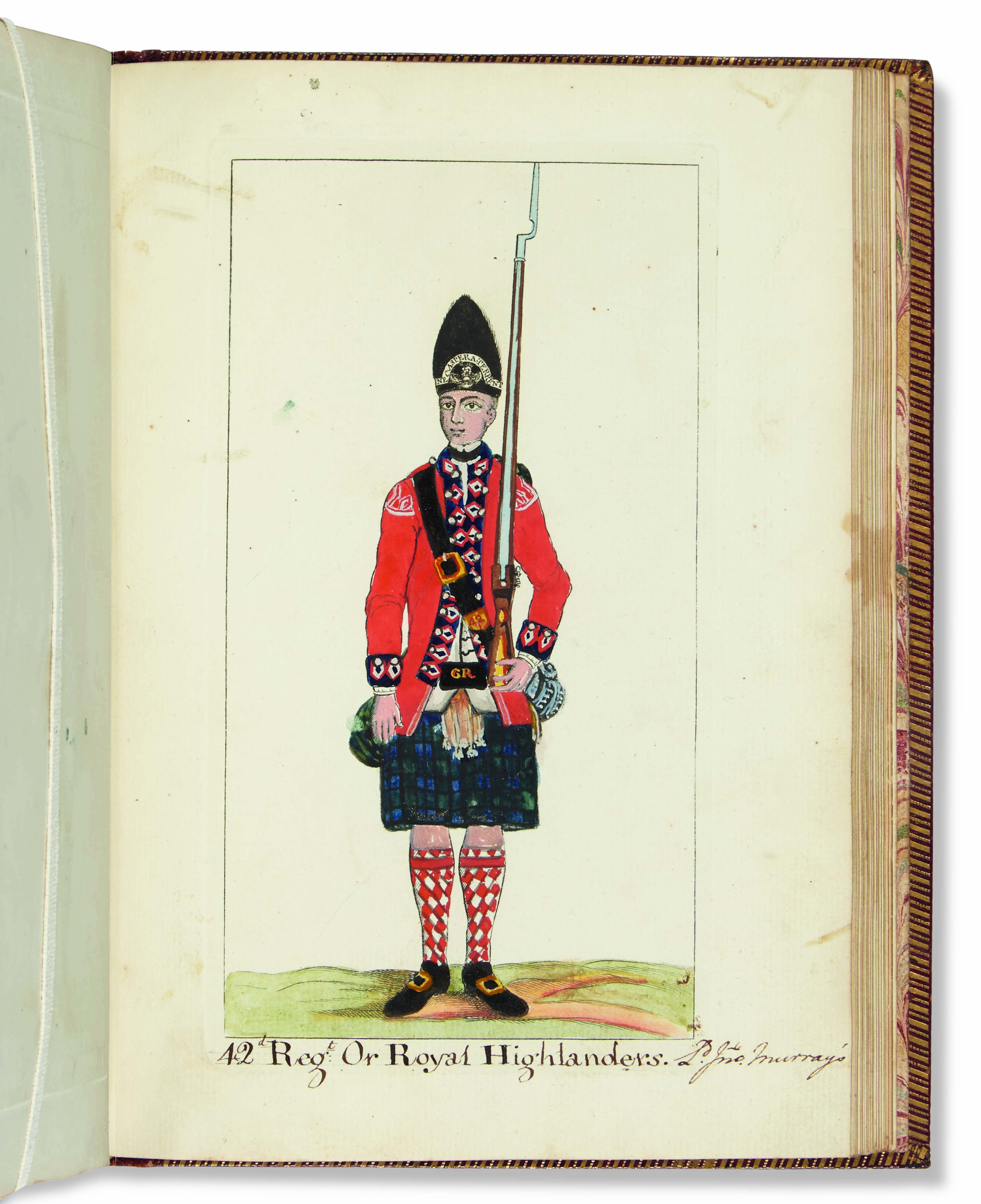 REVOLUTIONARY WAR The Uniform of the Several Regiments of Foot in his