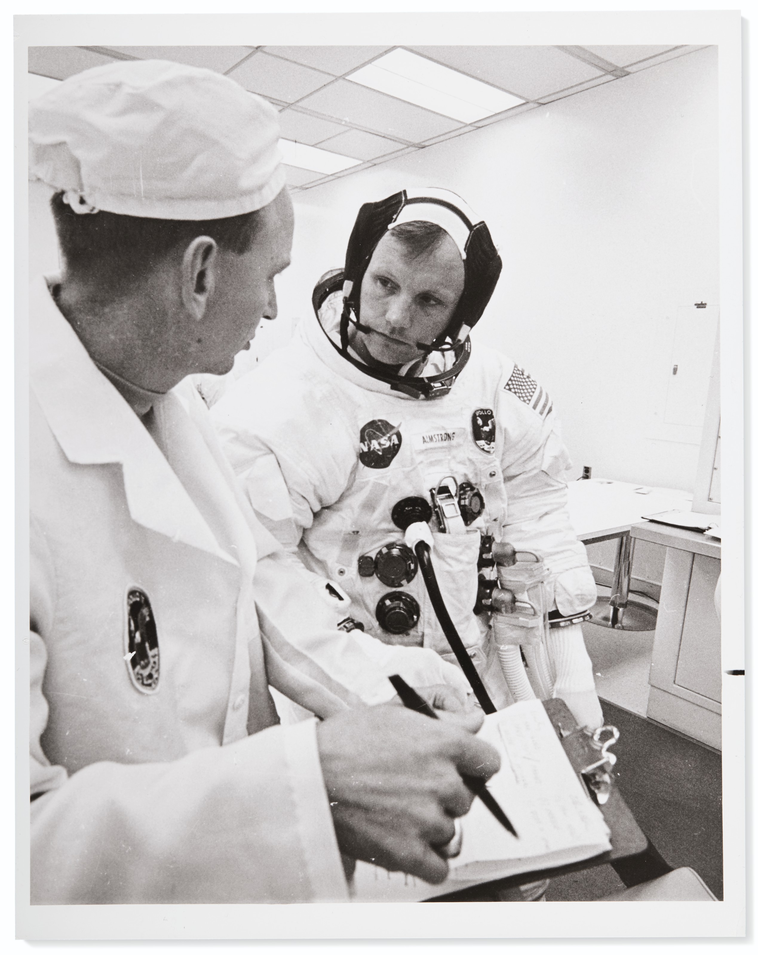 ARMSTRONG, Neil. Collection of vintage NASA press photographs