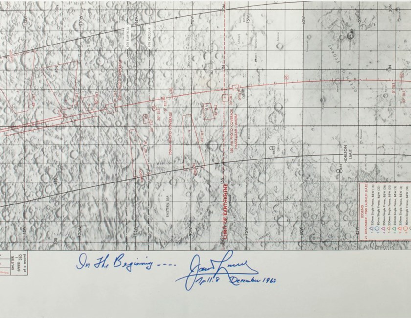 APOLLO 8 – Apollo Target of Opportunity Flight Chart (ATO), Apollo ...