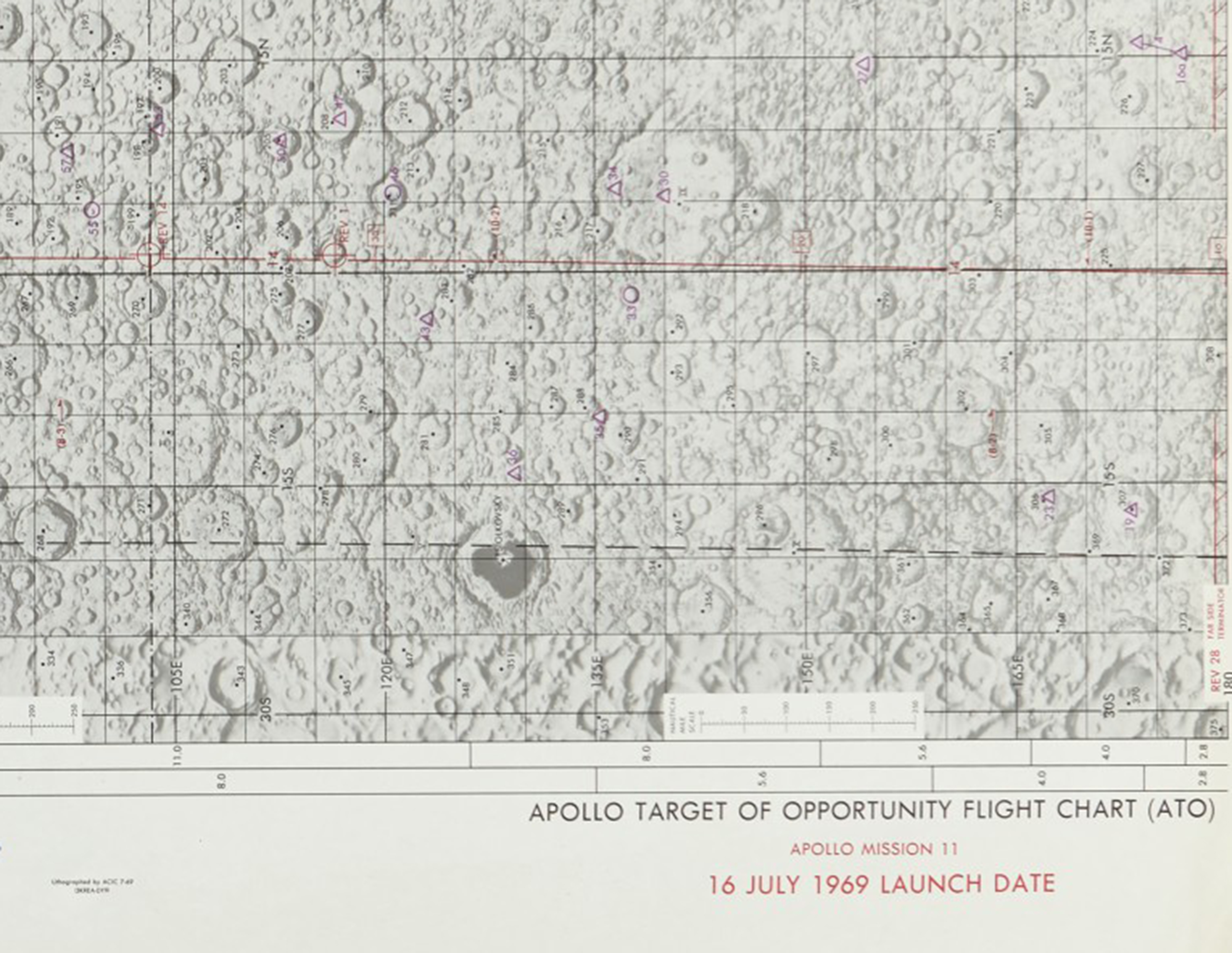 Apollo Landing Sites Chart