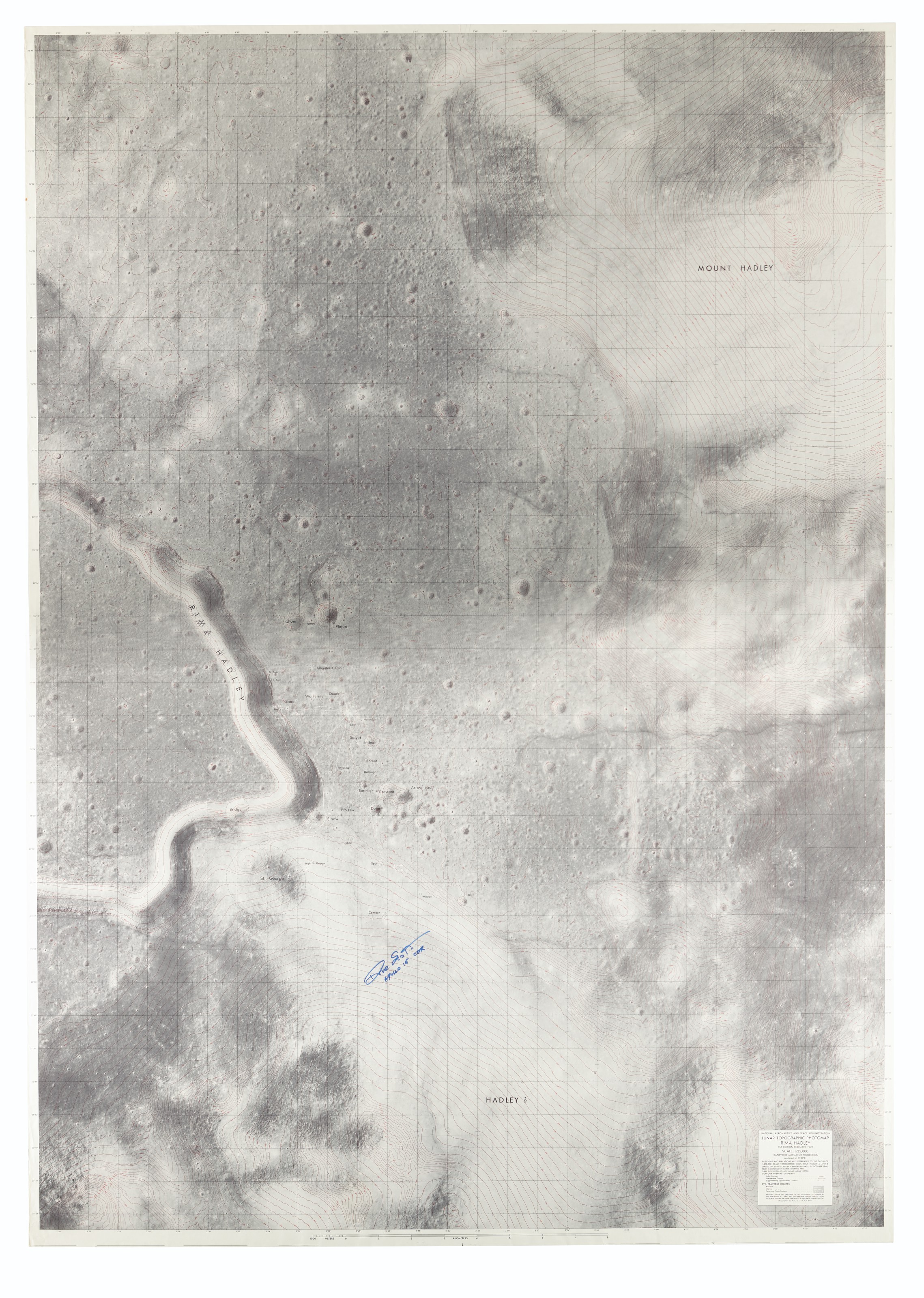 Apollo Landing Sites Chart