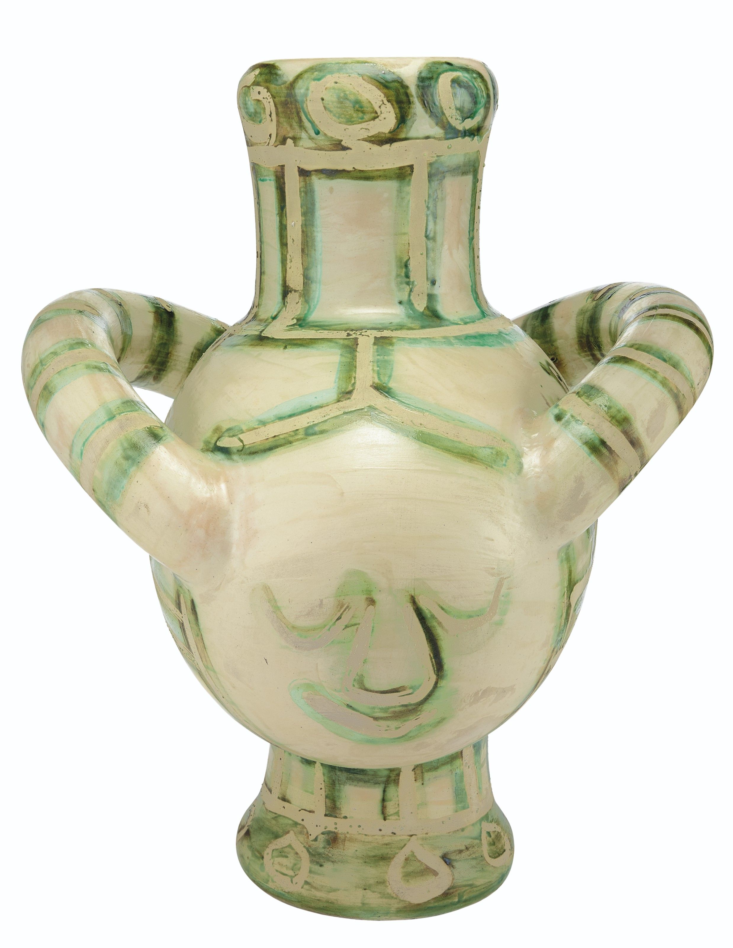 PABLO PICASSO (1881-1973), Vase gros oiseau vert (A.R. 453