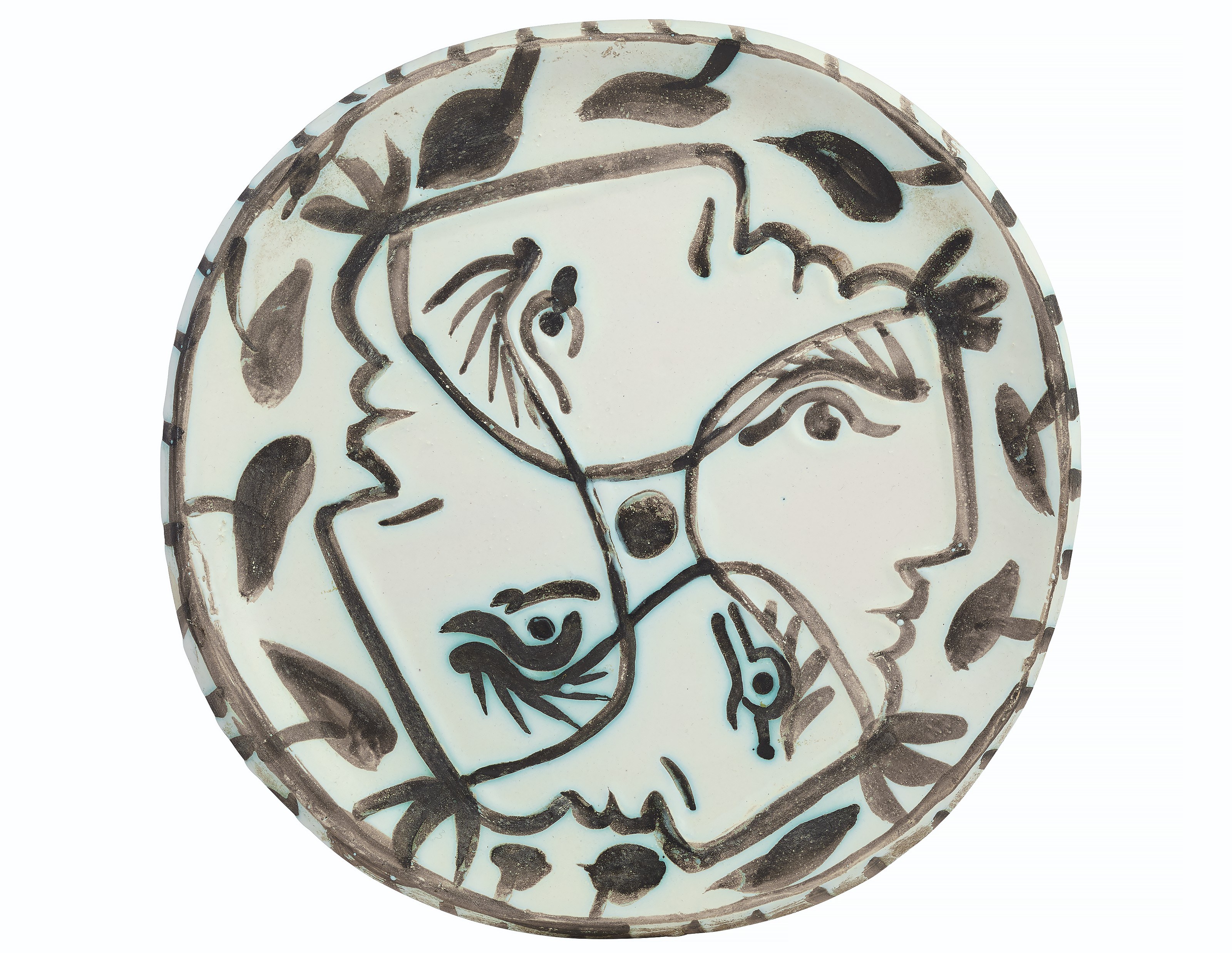 PABLO PICASSO (1881-1973), Quatre profils enlacés (A.R. 88