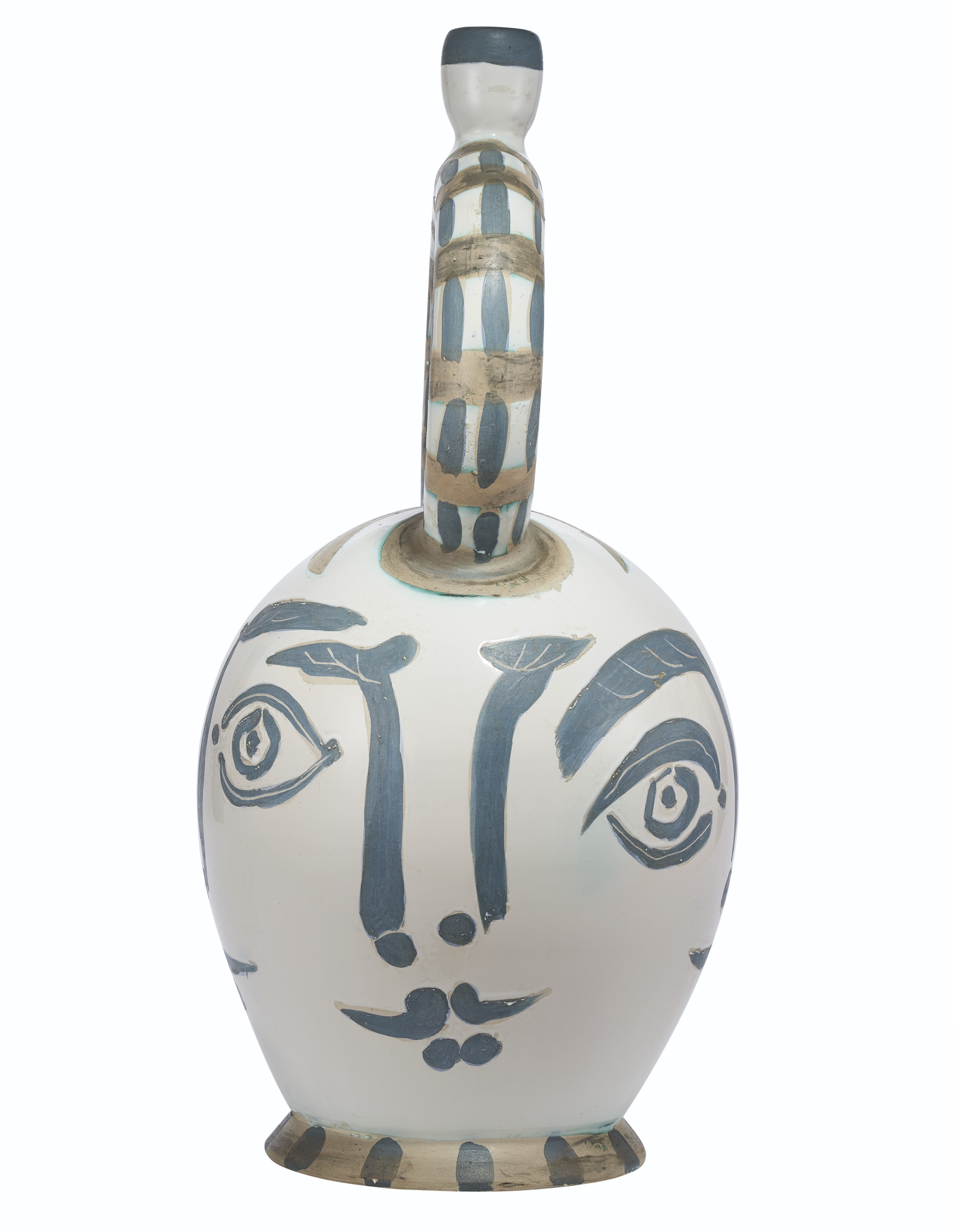 Céramiques de Picasso PABLO PICASSO (1881-1973), Vase aztèque aux quatre visages (A.R.