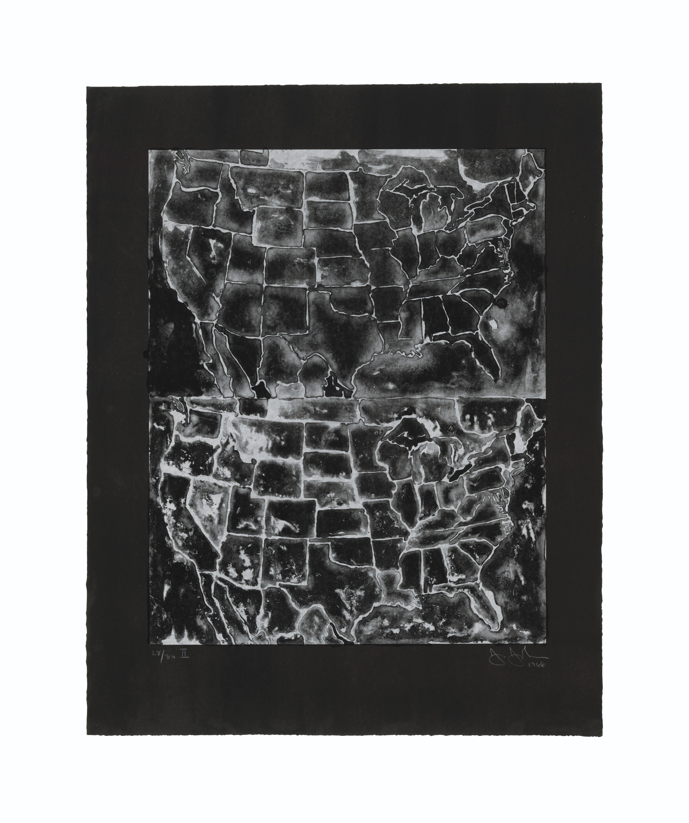JASPER JOHNS (B. 1930) , Two Maps II Christie's