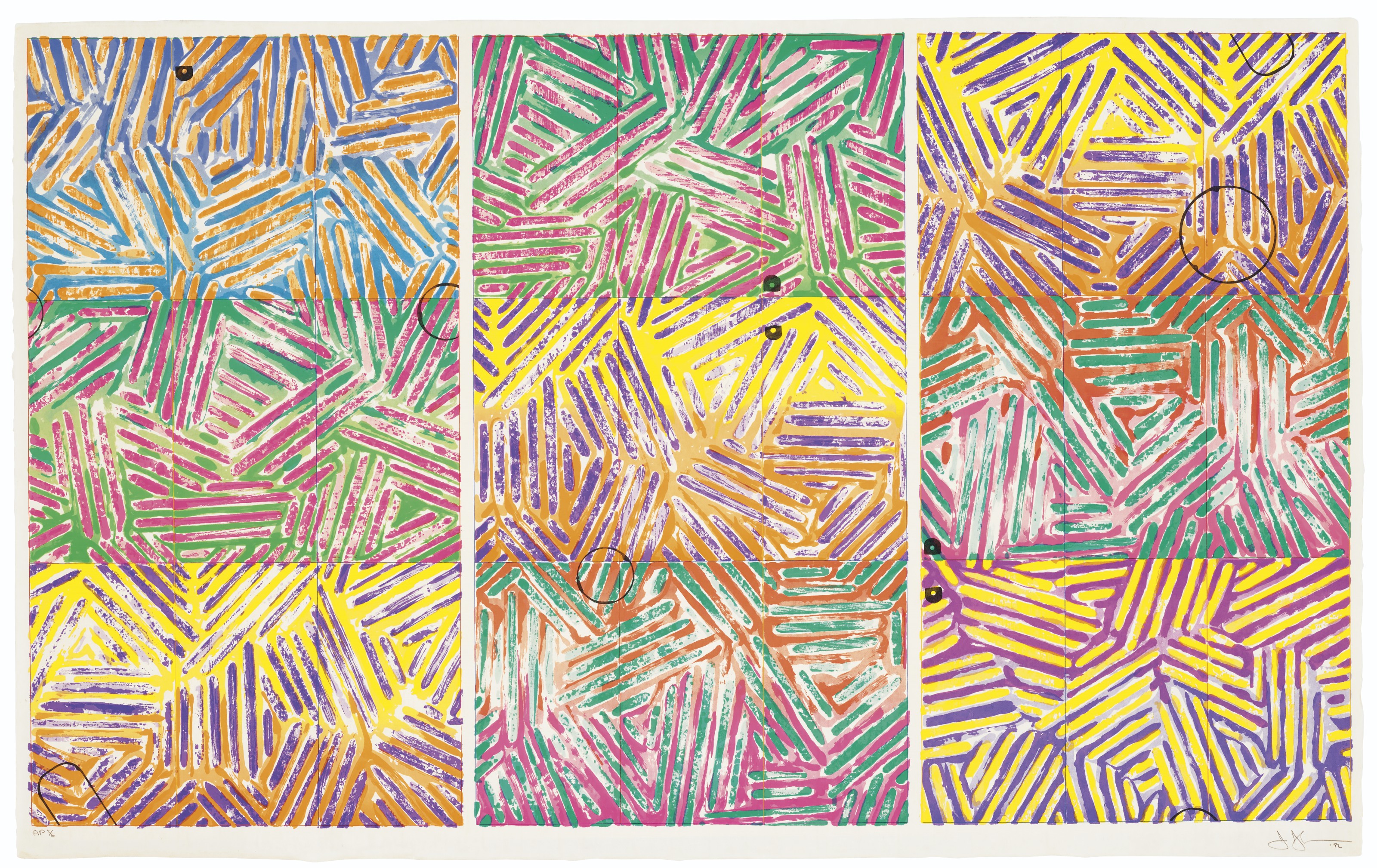 JASPER JOHNS (B. 1930) , Usuyuki Christie's
