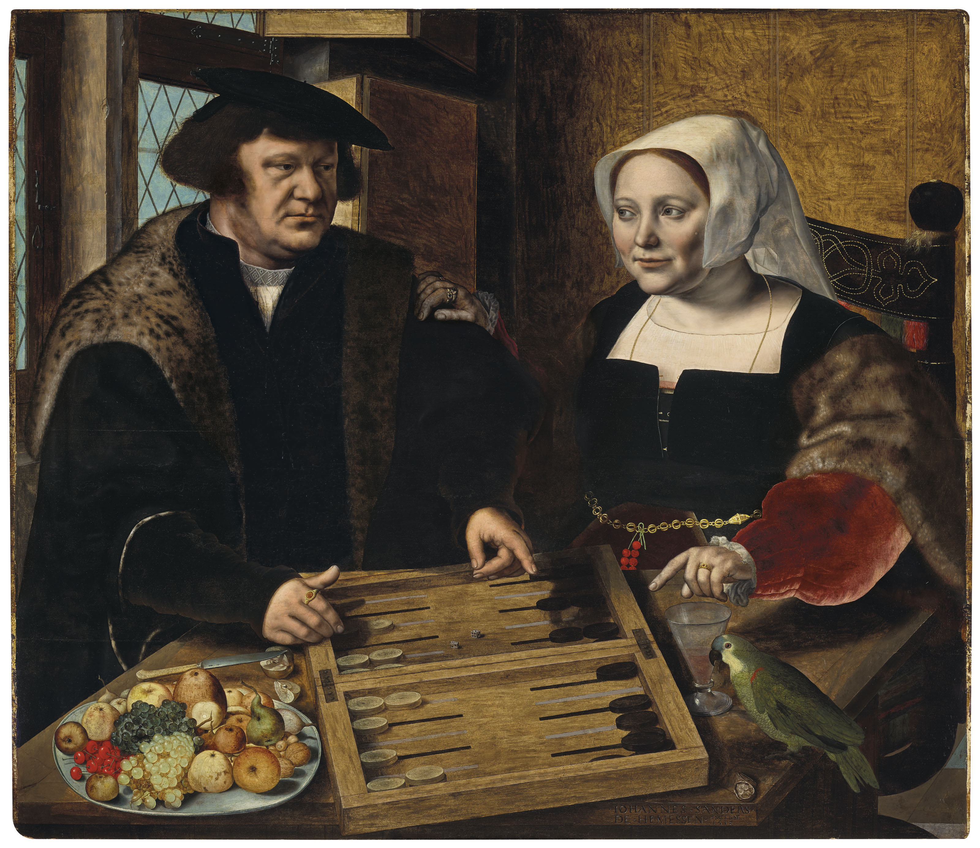 Jan Sanders van Hemessen (Hemessen c. 1504-1556 Antwerp) | Double ...