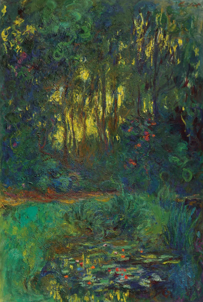Claude Monet (1840-1926), Coin du bassin aux nymphéas, painted in Giverny, circa 1918-1919. Sold for $21,840,000 on 13 May 2019 at Christie’s in New York