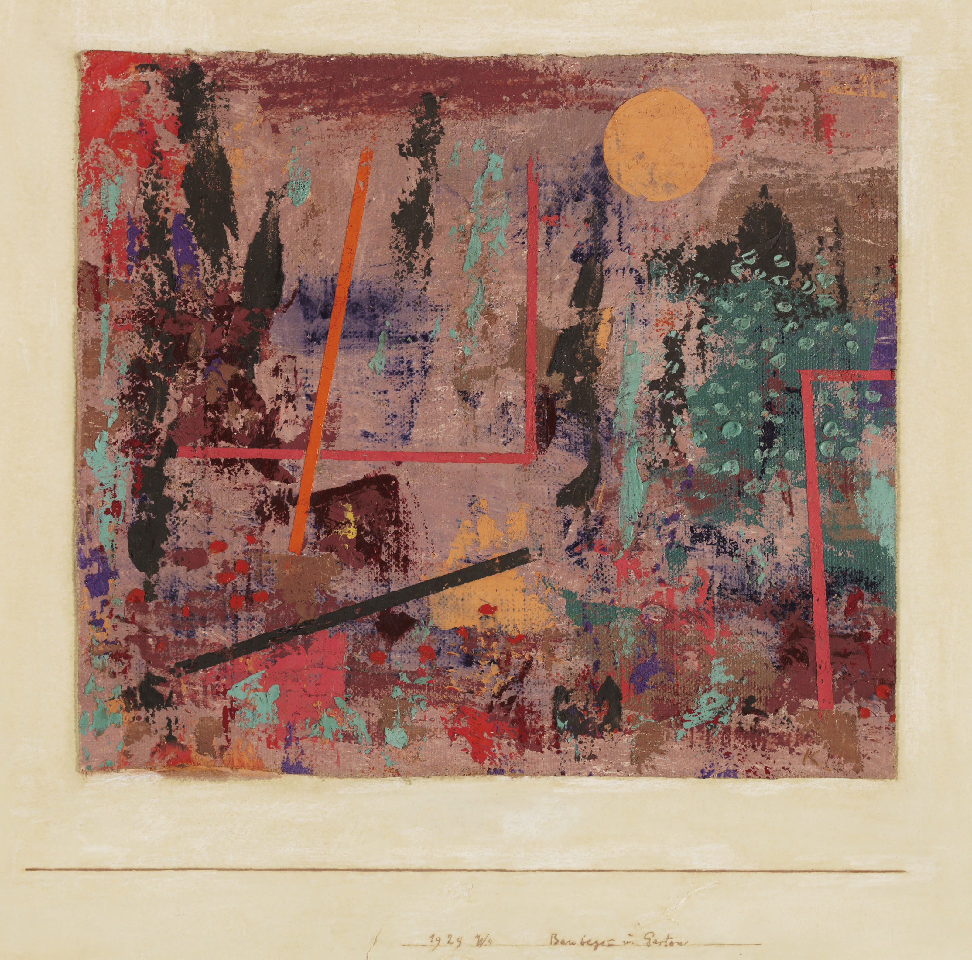 Paul Klee 1879 1940 Baubegin Im Garten 1920s Paintings