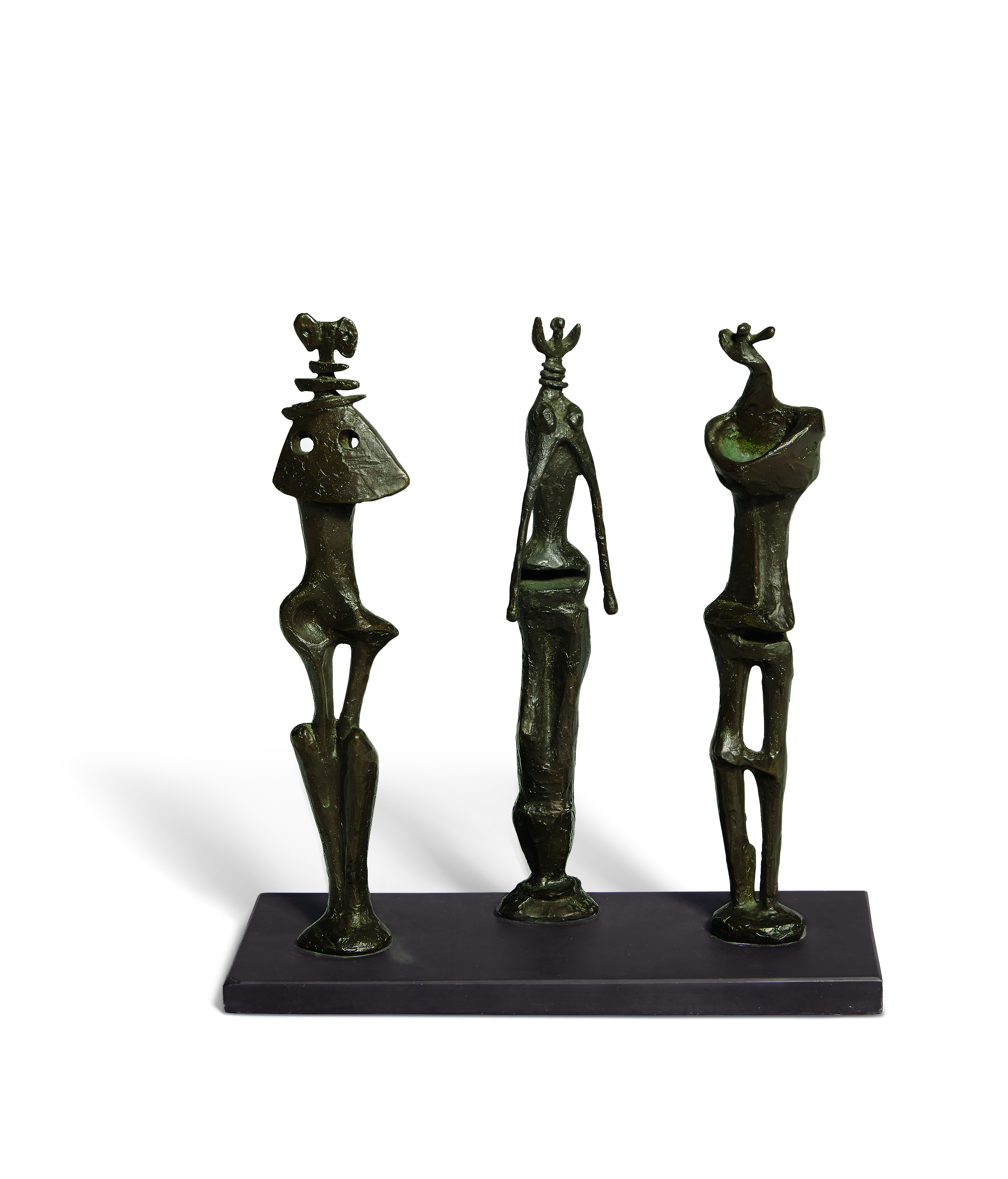 Maquette for Three Standing Figures