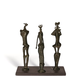 henry moore three standing figures