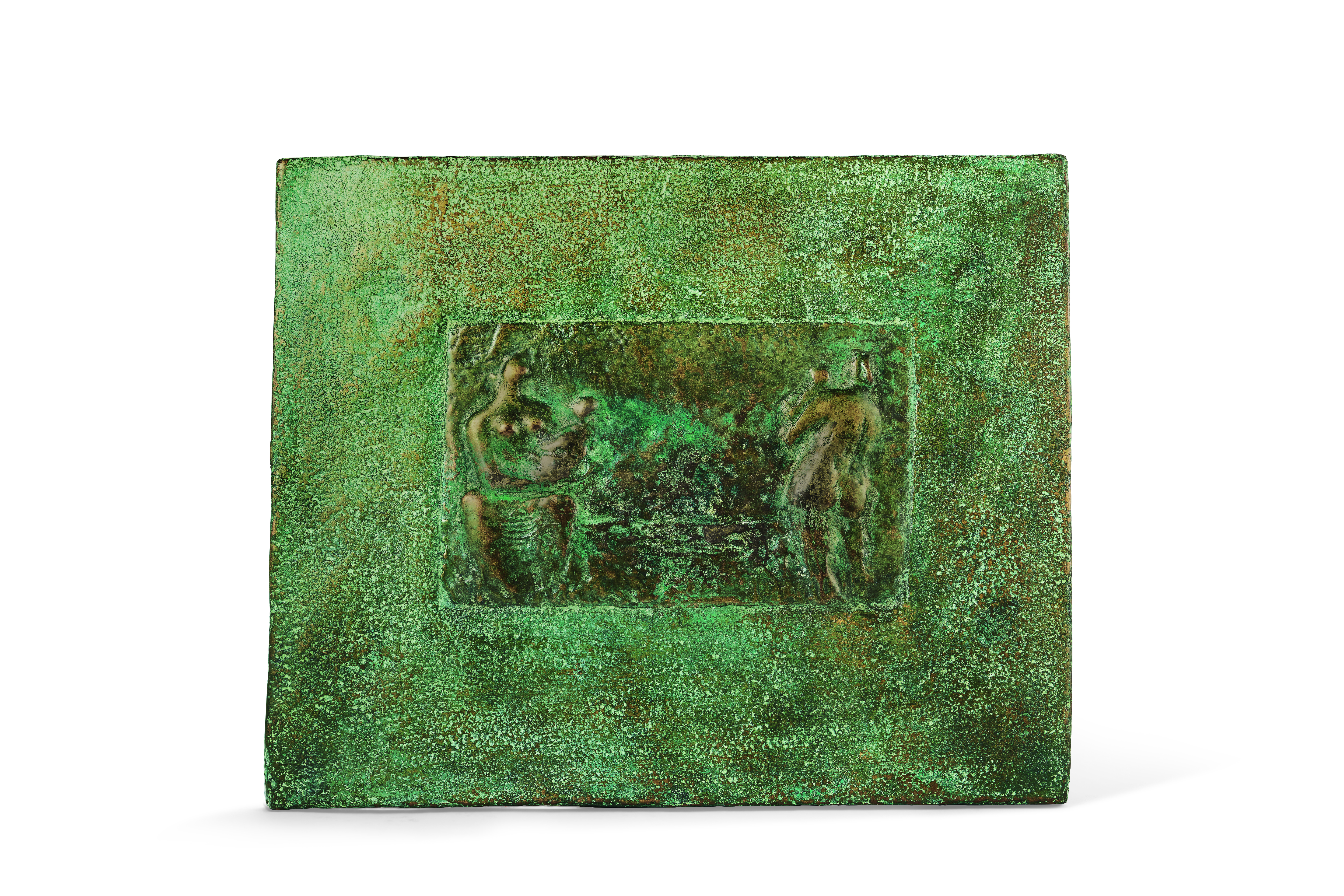 Relief: Seated and Standing Mother and Child