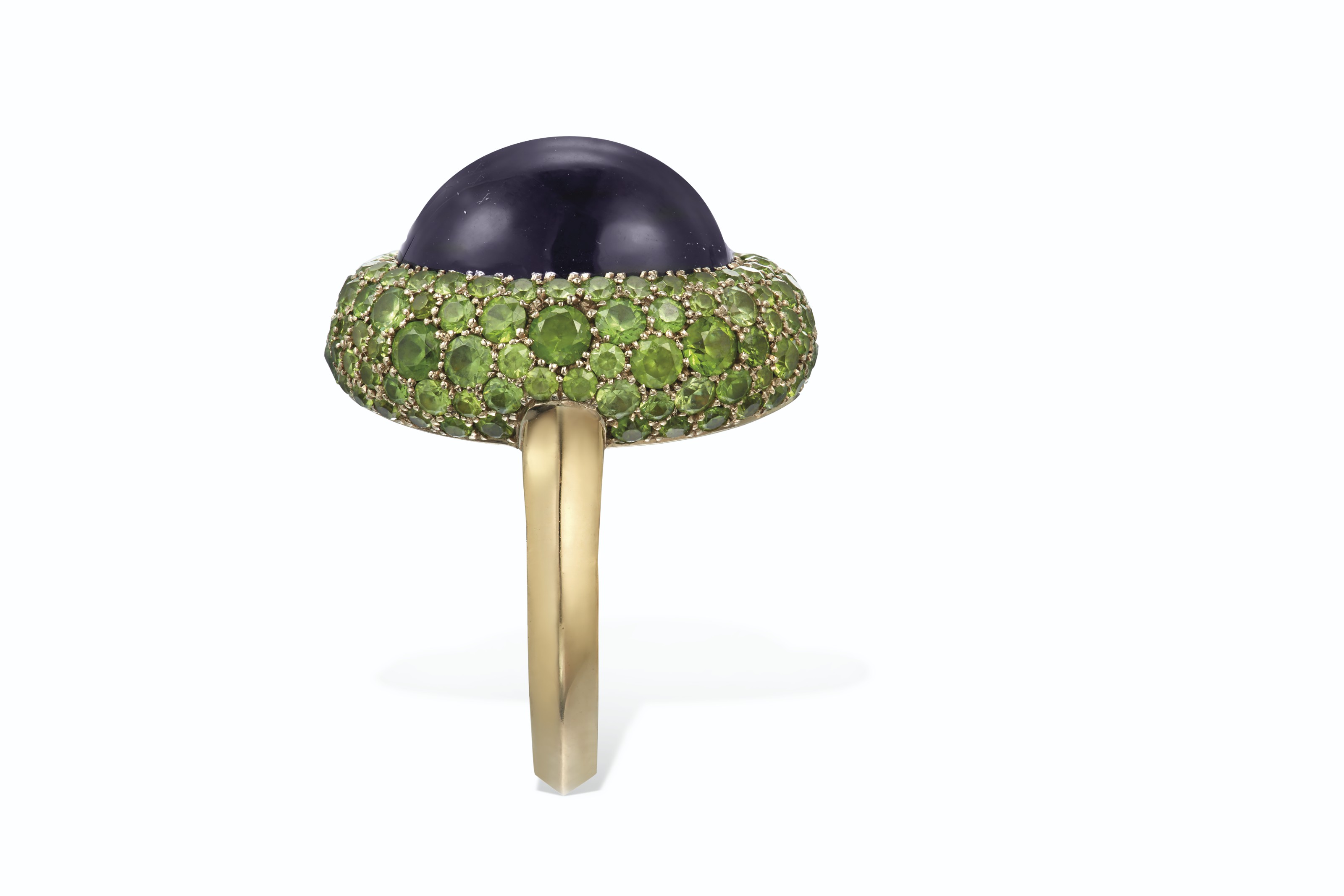 AN AMETHYST AND TSAVORITE GARNET RING, TAFFIN , 21ST CENTURY | Christie's