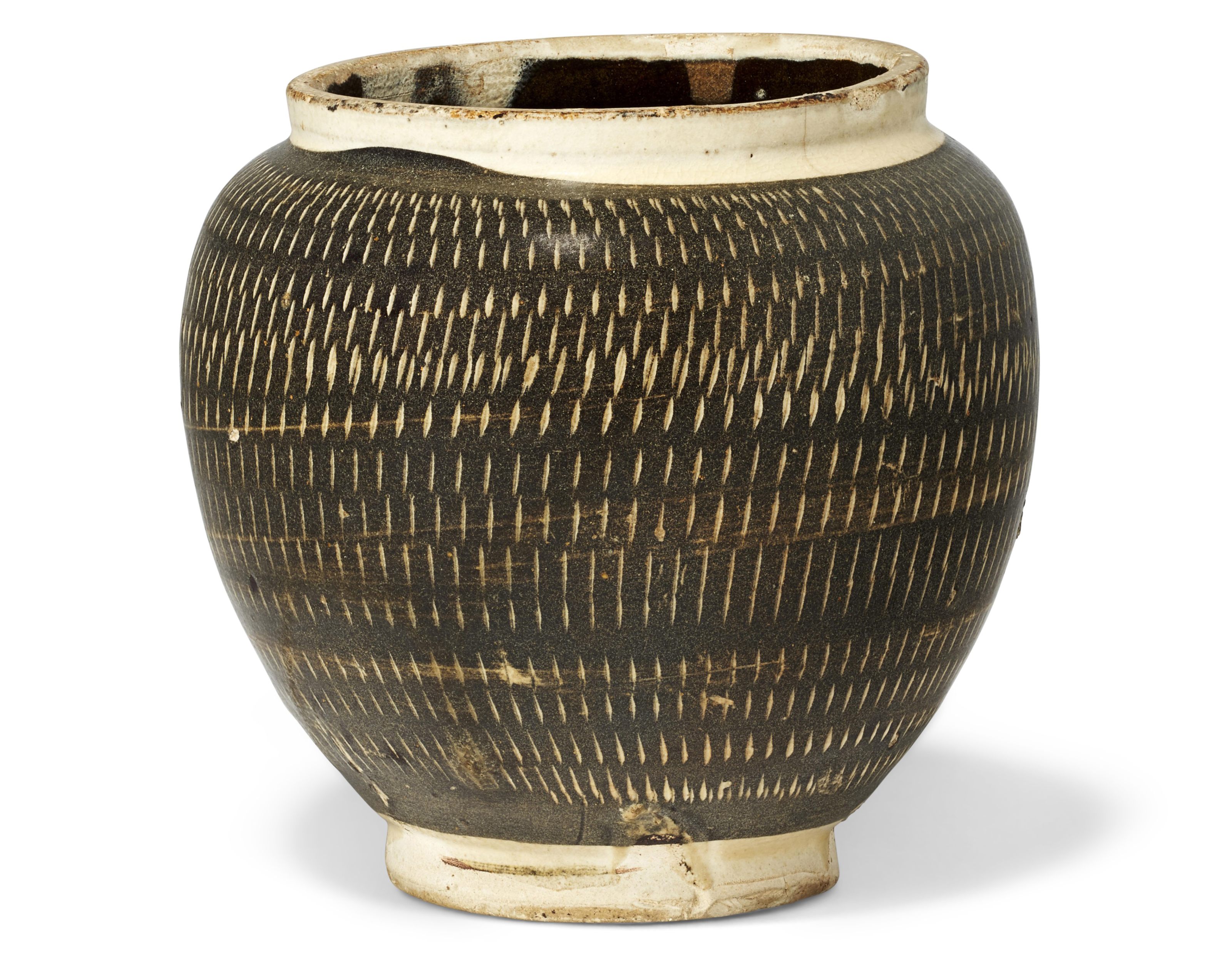 宋磁州窑褐釉跳刀罐, SONG DYNASTY (AD 960-1127) | Christie's