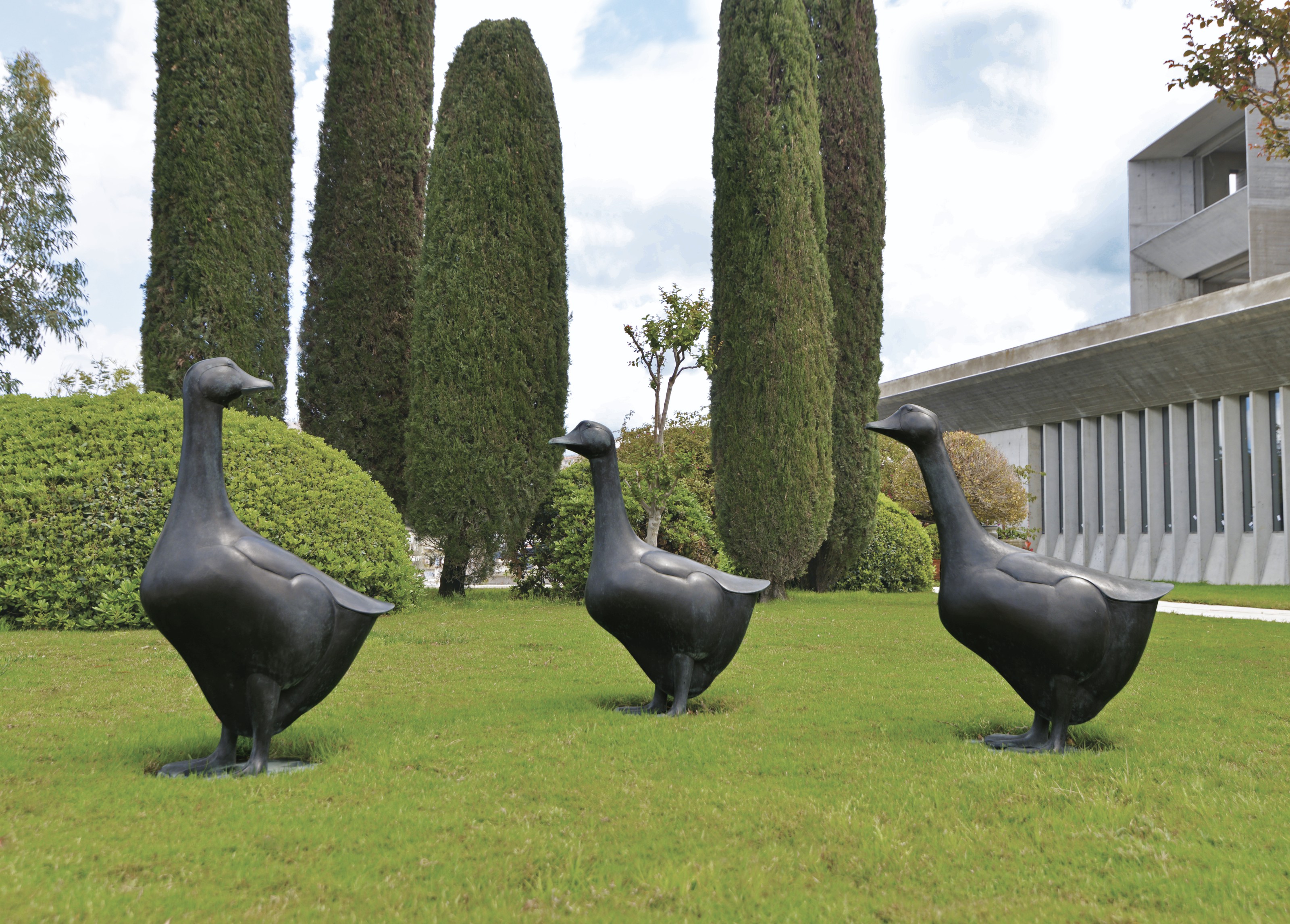 FRANÇOIS-XAVIER LALANNE (1927-2008) , 'LES OIES', DESIGNED 1991