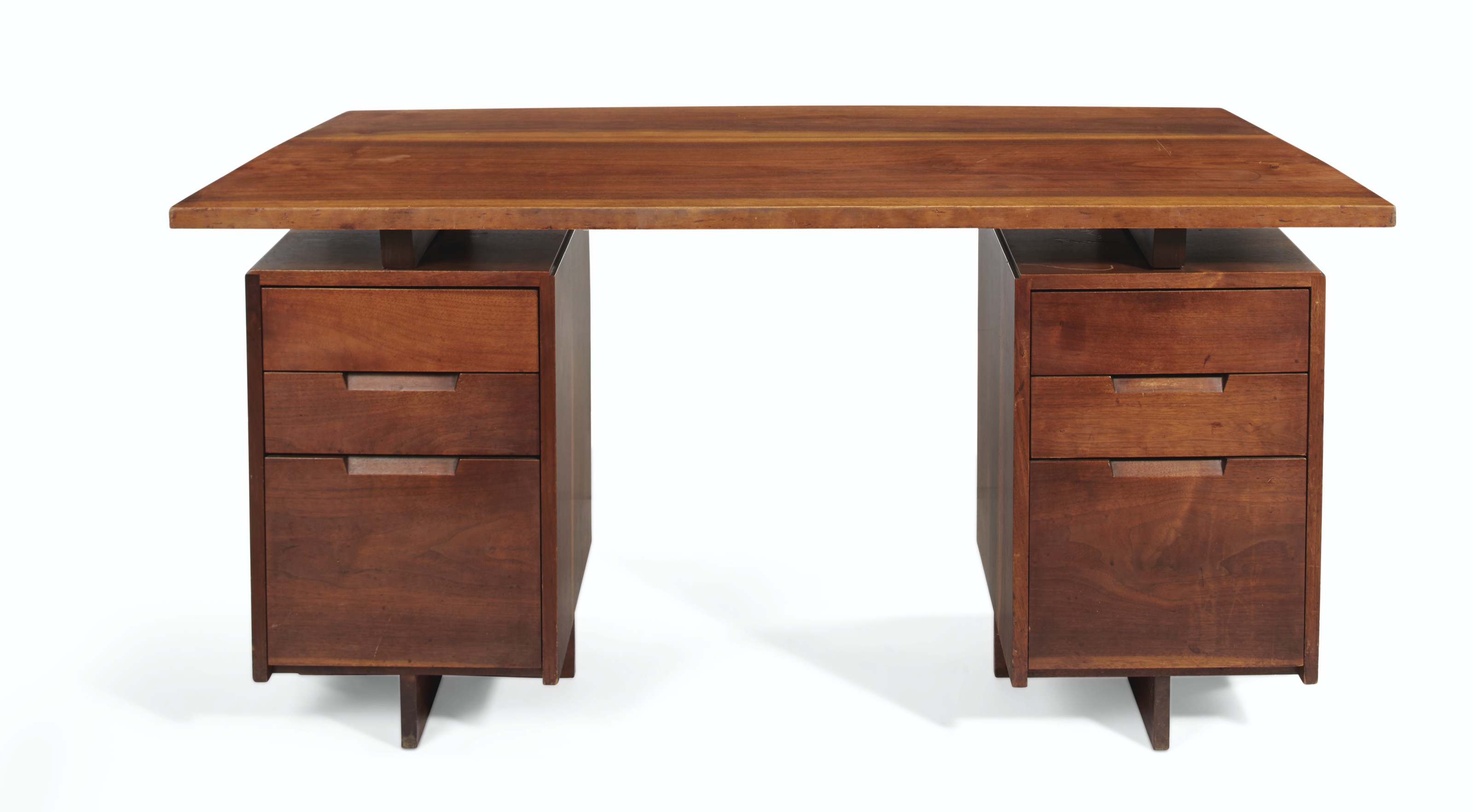 George Nakashima 1905 1990 A Double Pedestal Desk Circa 1964